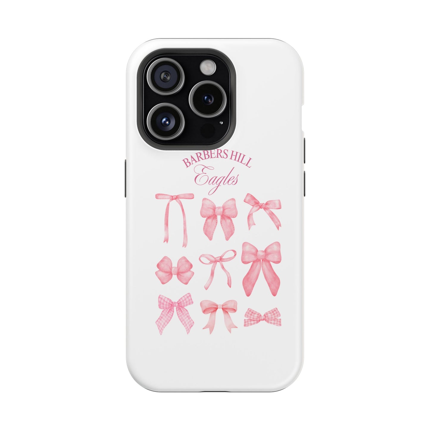 Pink Bow Impact-Resistant Case