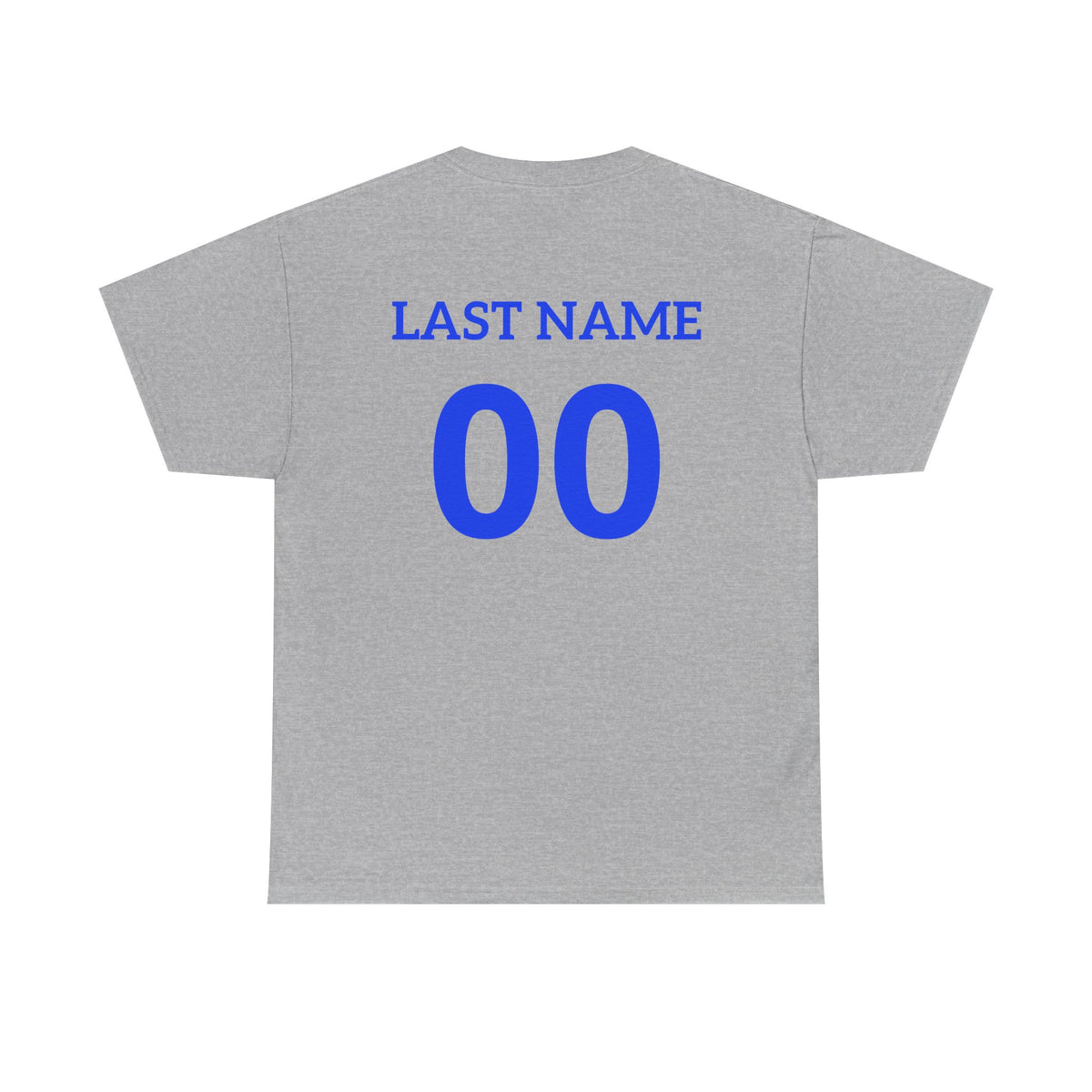 Game Day Team Tee — Personalized Last Name & Number Shirt