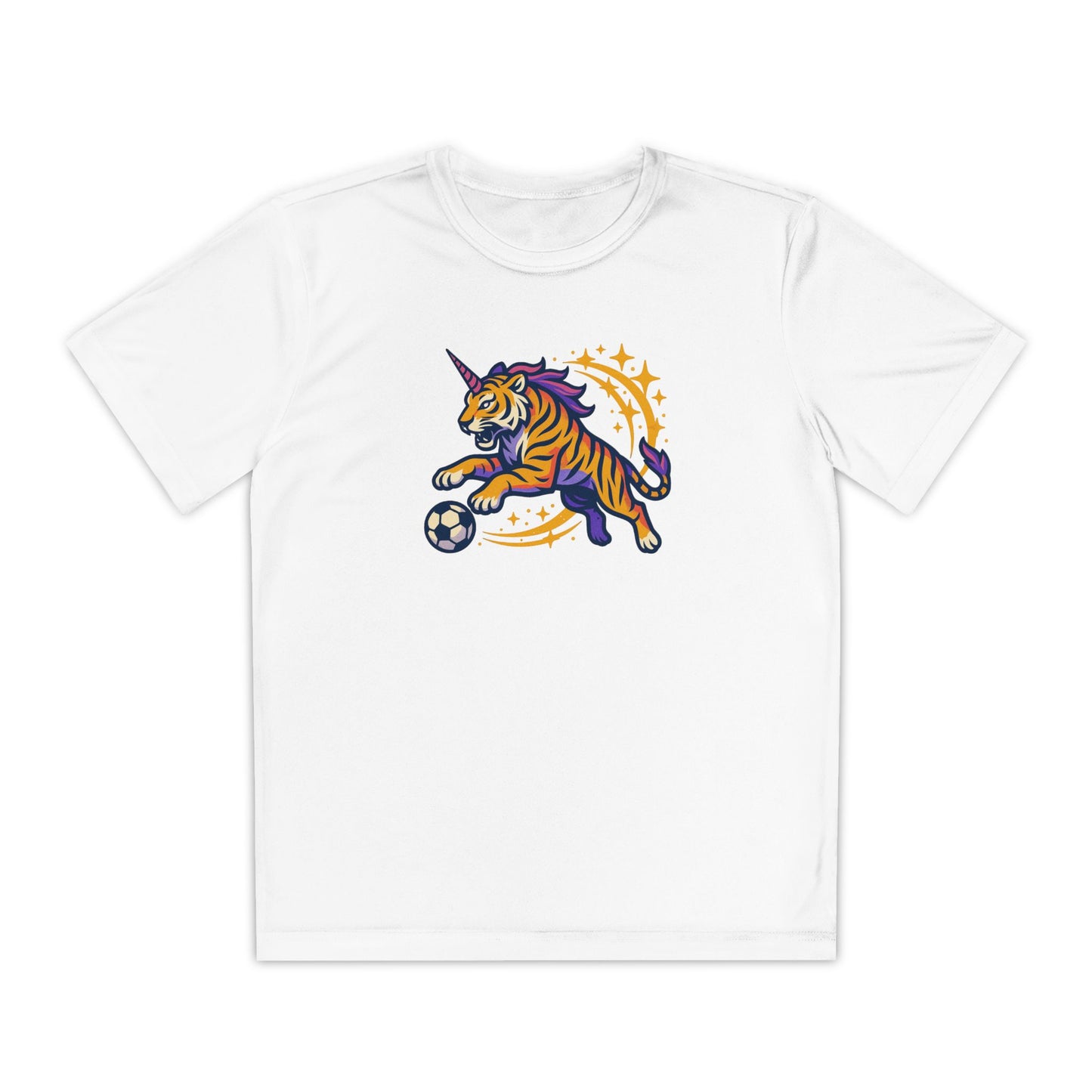 Unicorn Tigers Youth Performance Tee