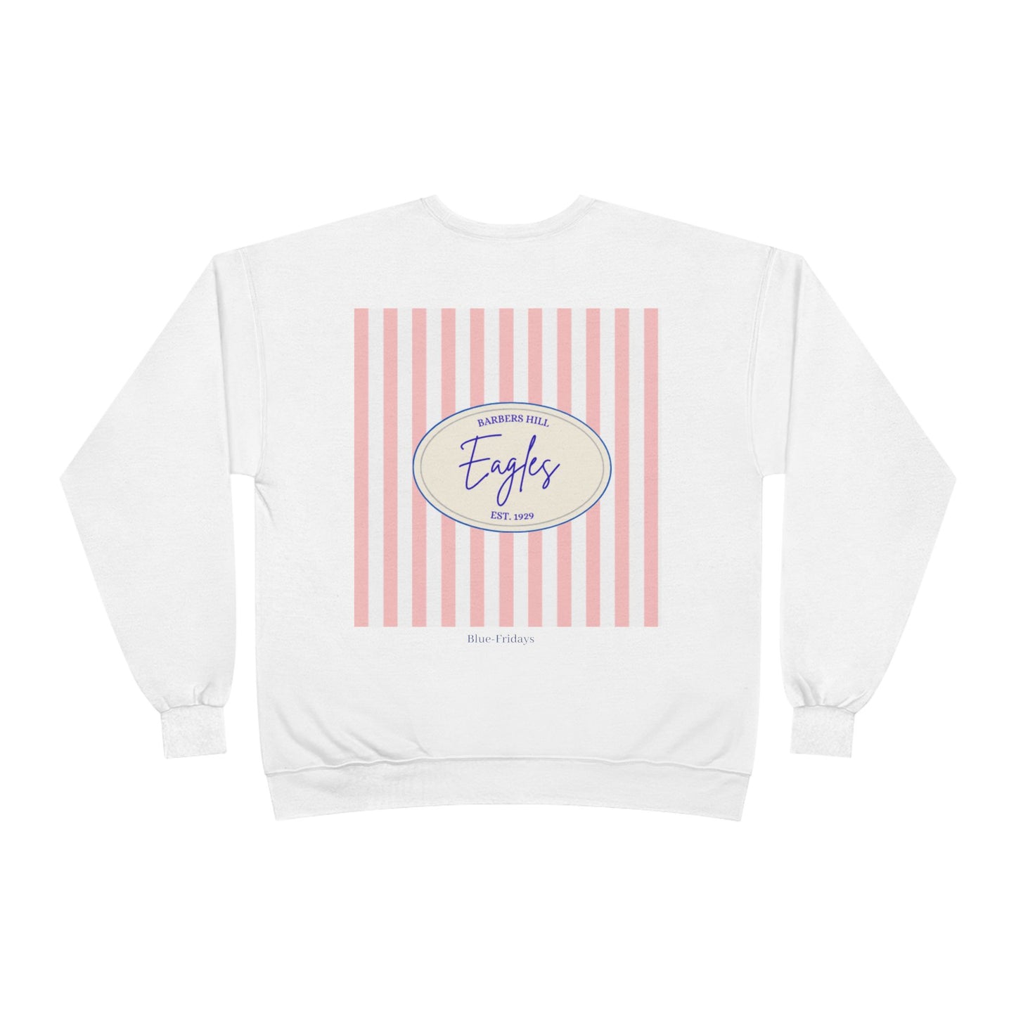 Pink Cabana Stripes Sweatshirt