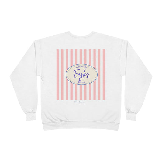 Pink Cabana Stripes Sweatshirt