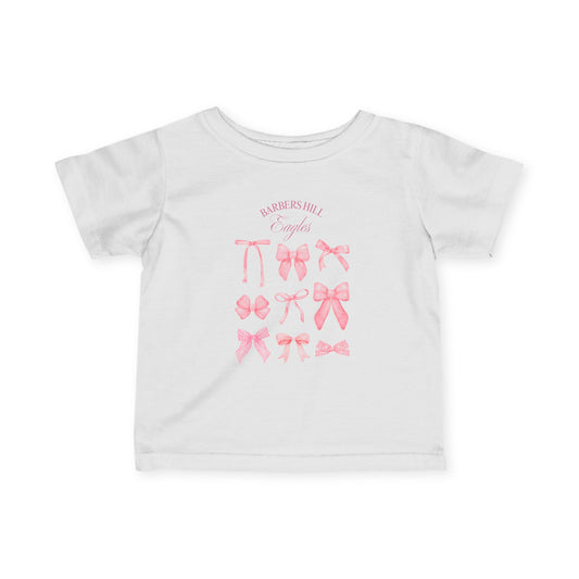 Pink Bows Infant Tee