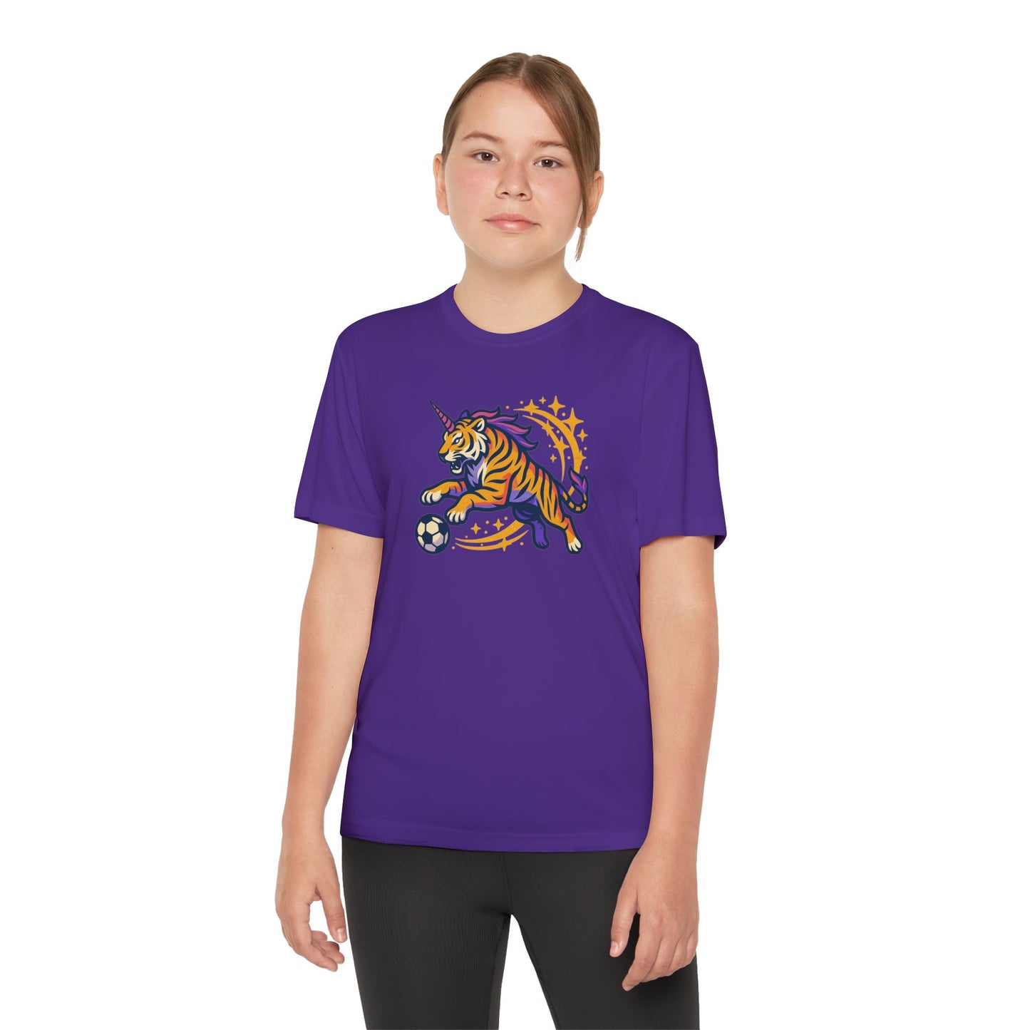 Unicorn Tigers Youth Performance Tee