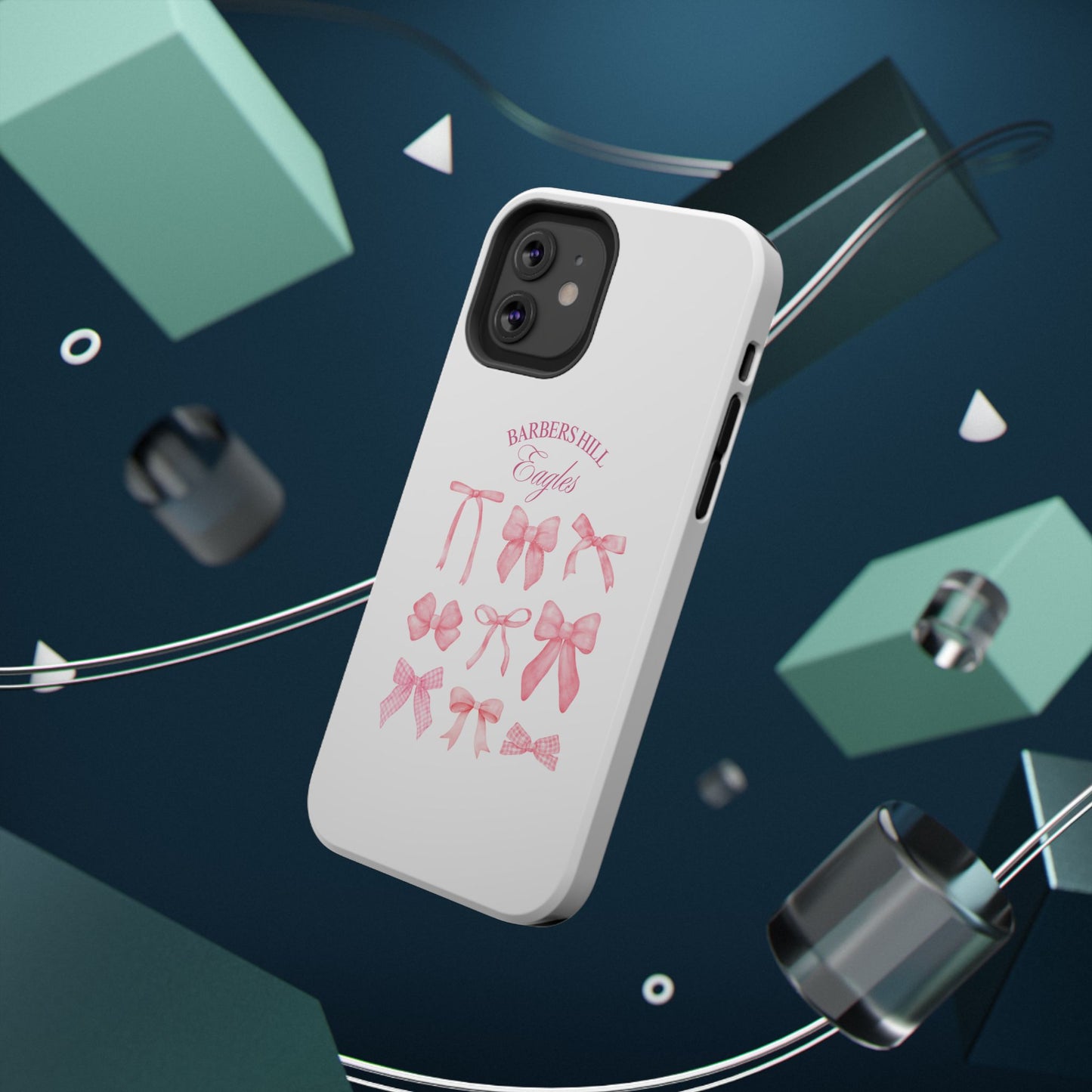Pink Bow Impact-Resistant Case