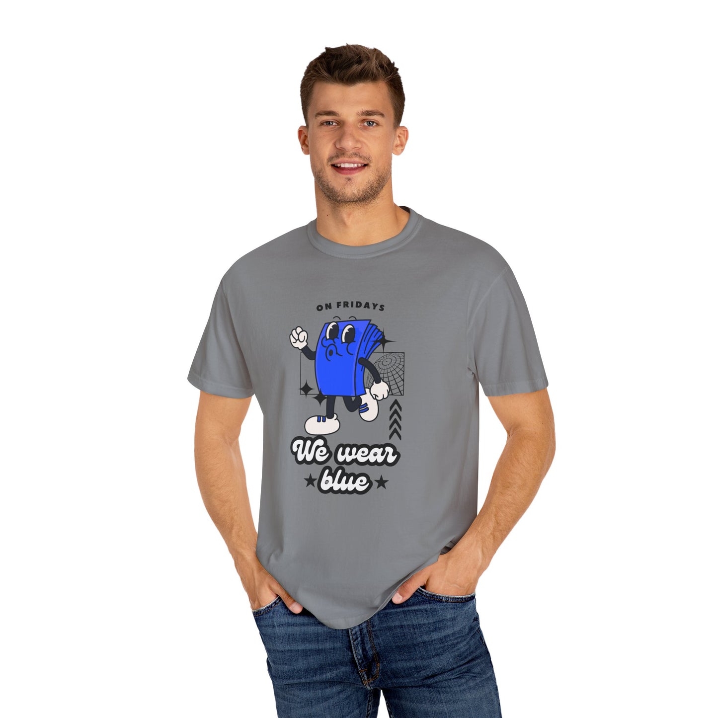 We Wear Blue Retro Tee