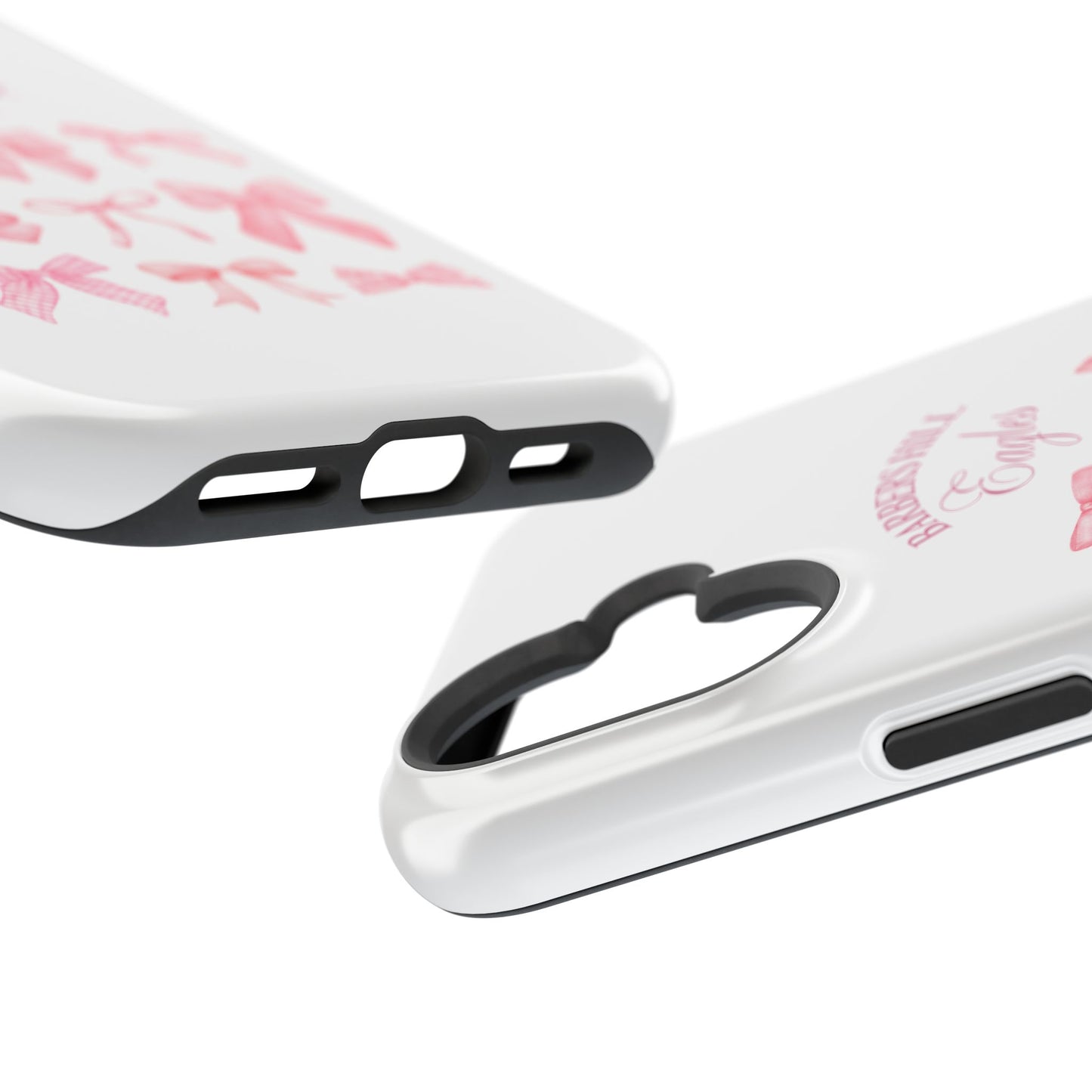 Pink Bow Impact-Resistant Case