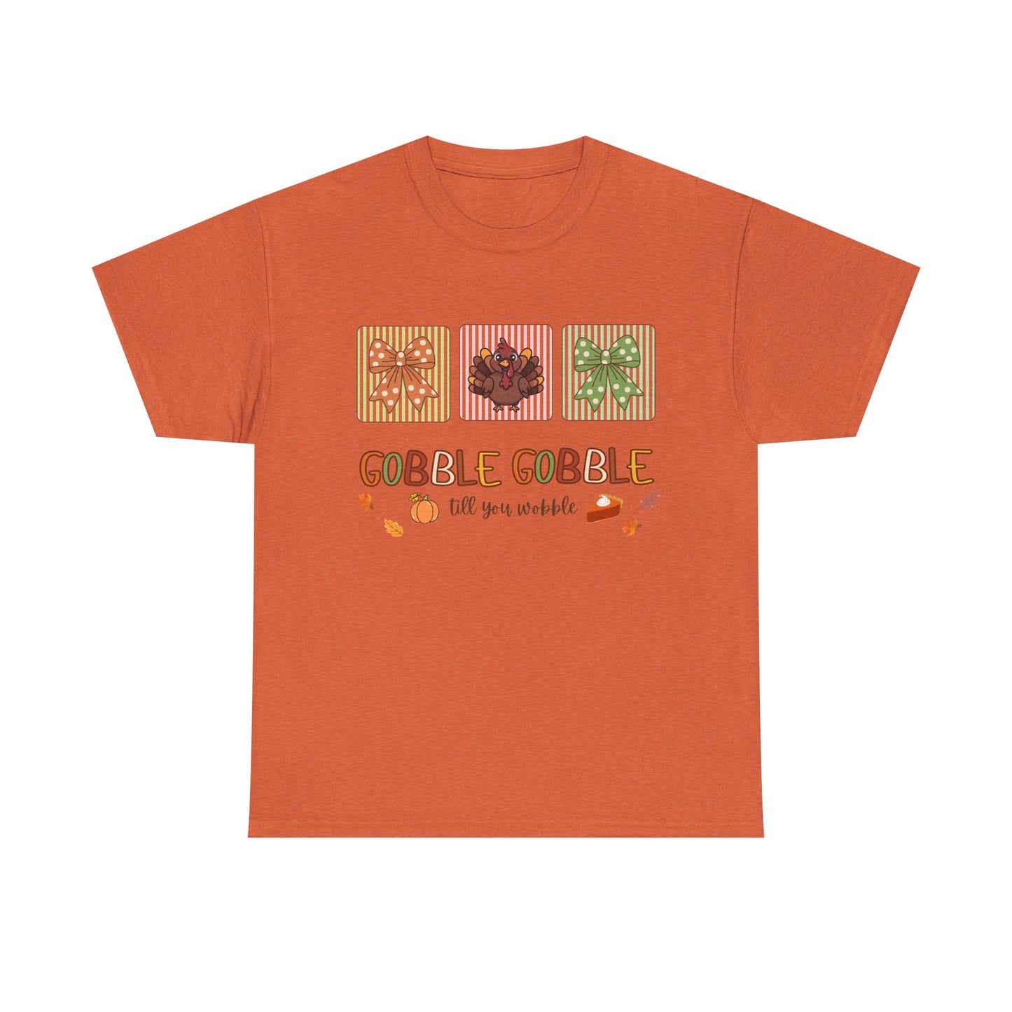 Thanksgiving 'Gobble Gobble' Turkey Tee