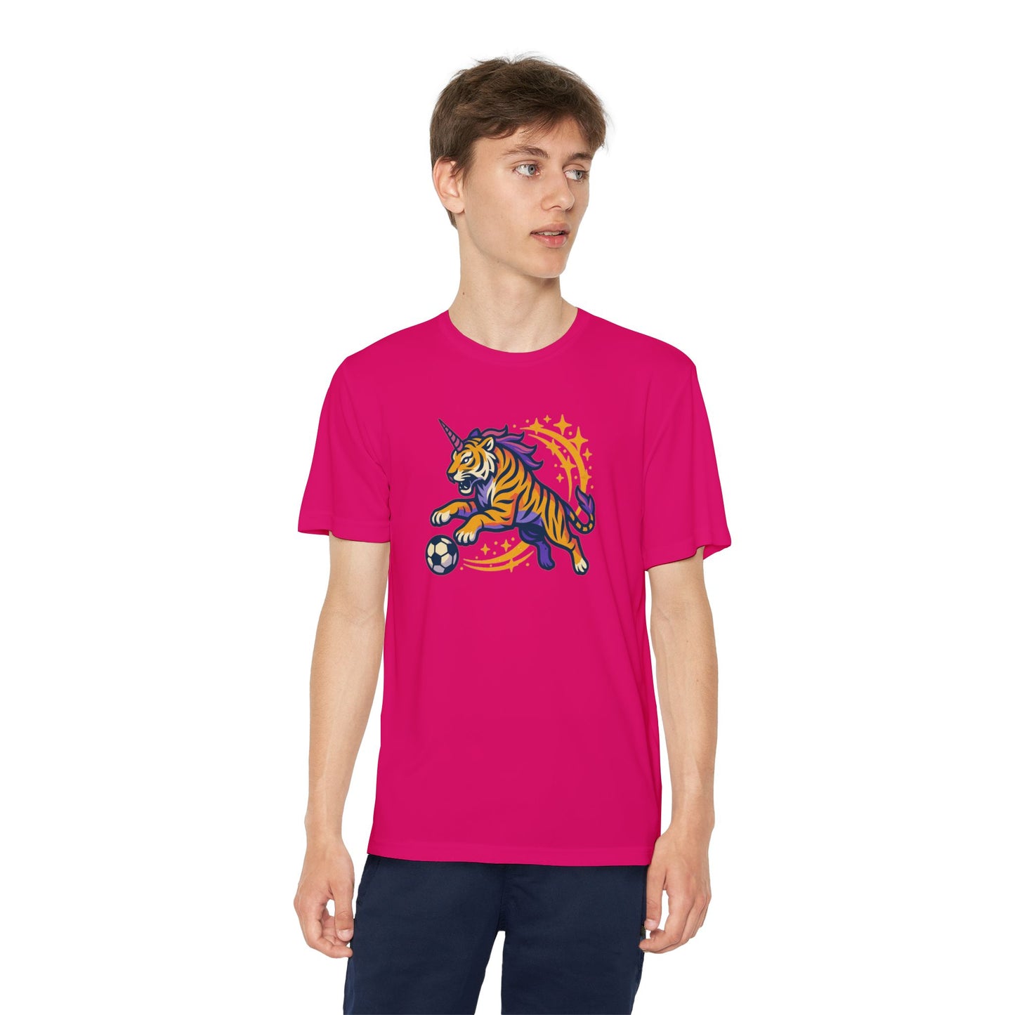 Unicorn Tigers Youth Performance Tee
