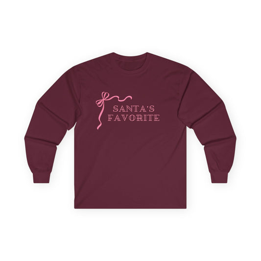 Santa's Favorite Long Sleeve Tee