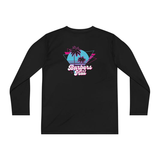 Barbers Hill Vibes Long Sleeve Youth Performance Tee