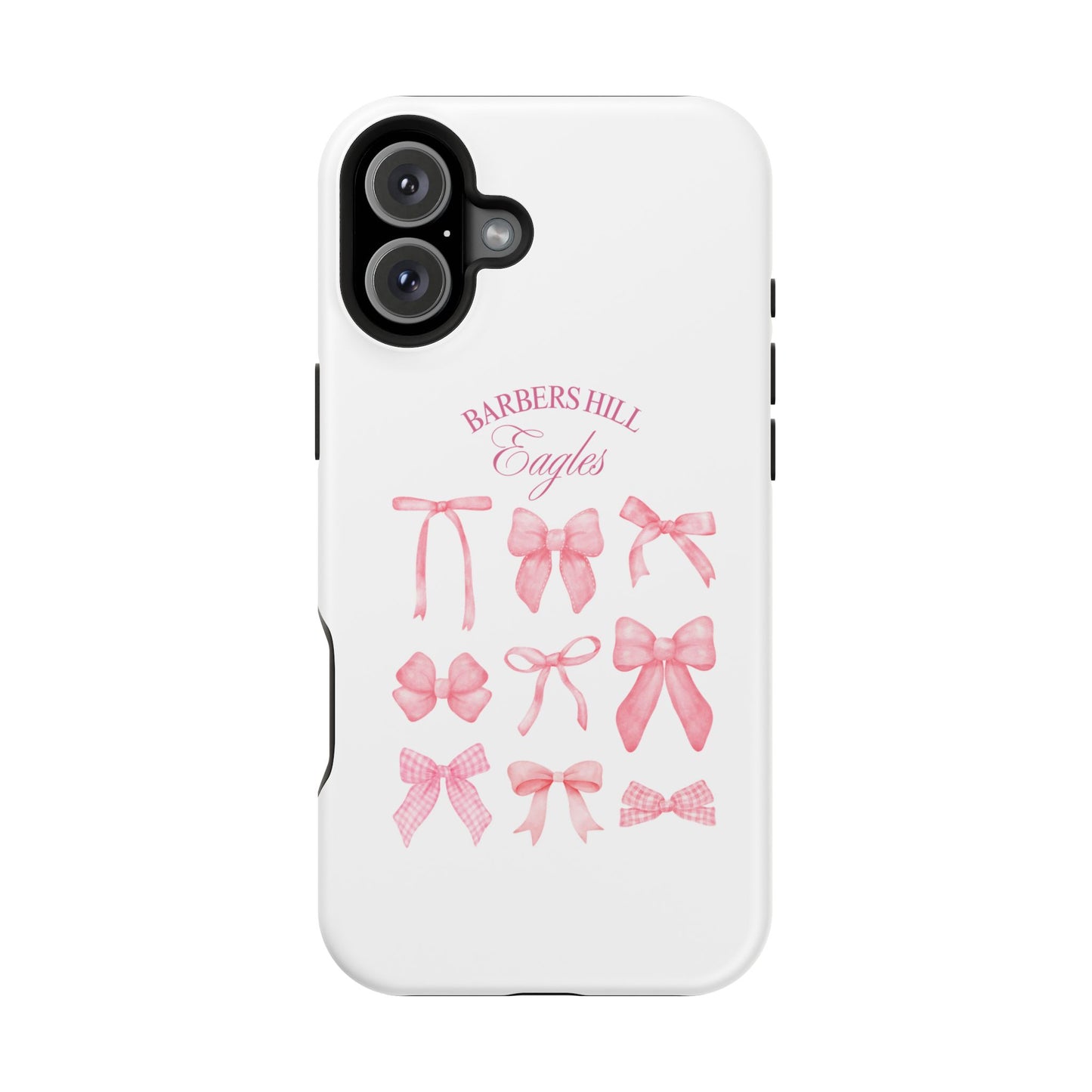 Pink Bow Impact-Resistant Case