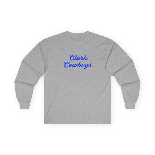 Clark Cowboys Long Sleeve Tee