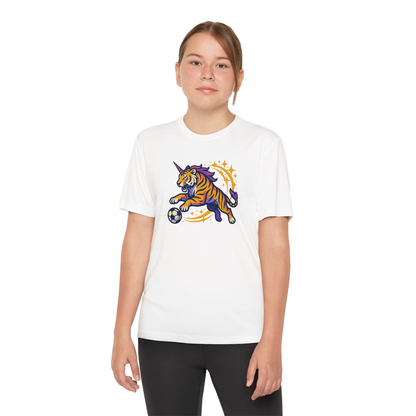 Unicorn Tigers Youth Performance Tee
