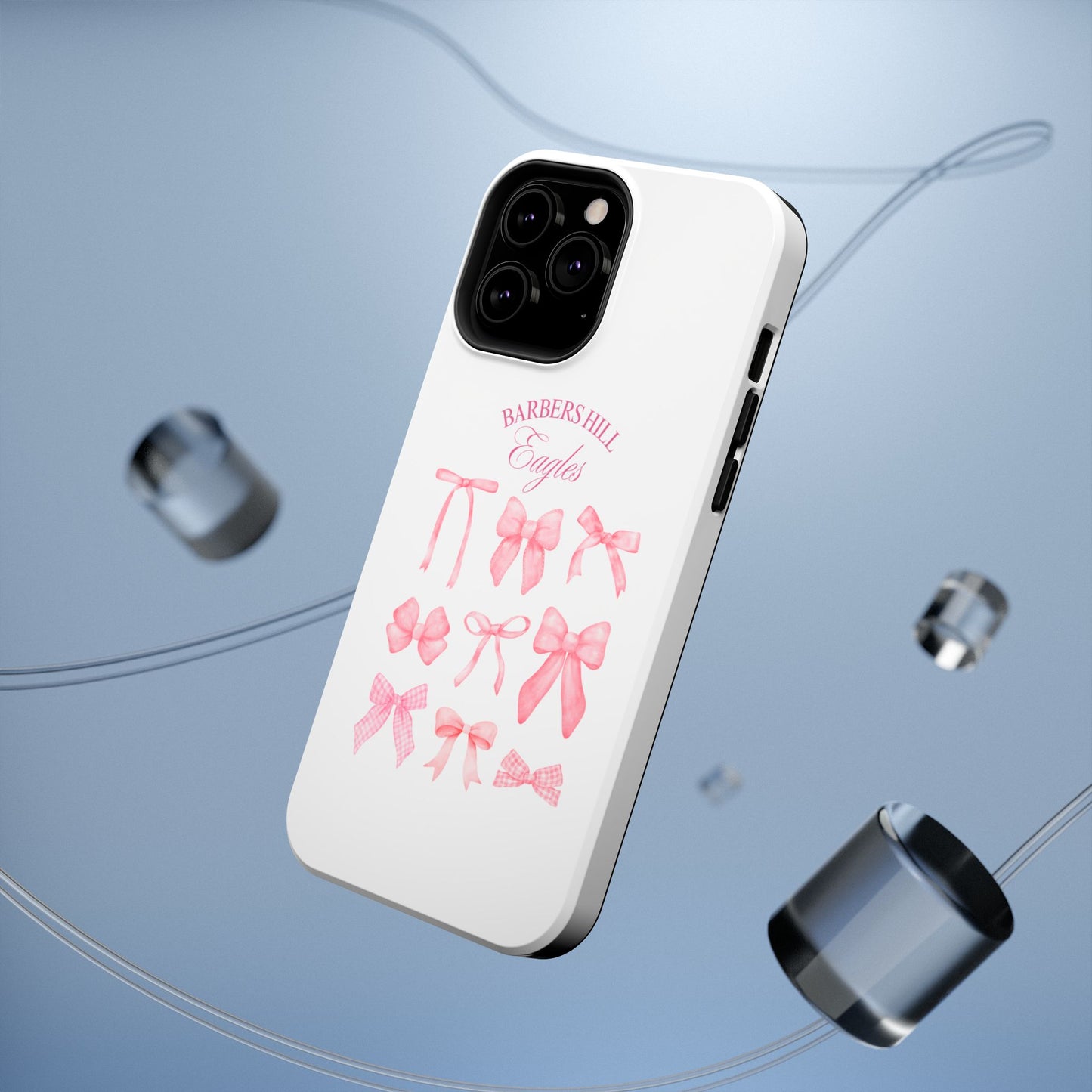 Pink Bow Impact-Resistant Case
