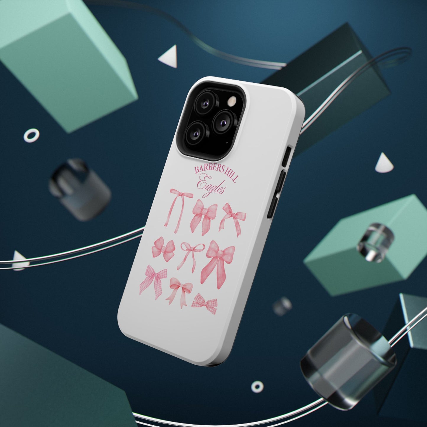 Pink Bow Impact-Resistant Case