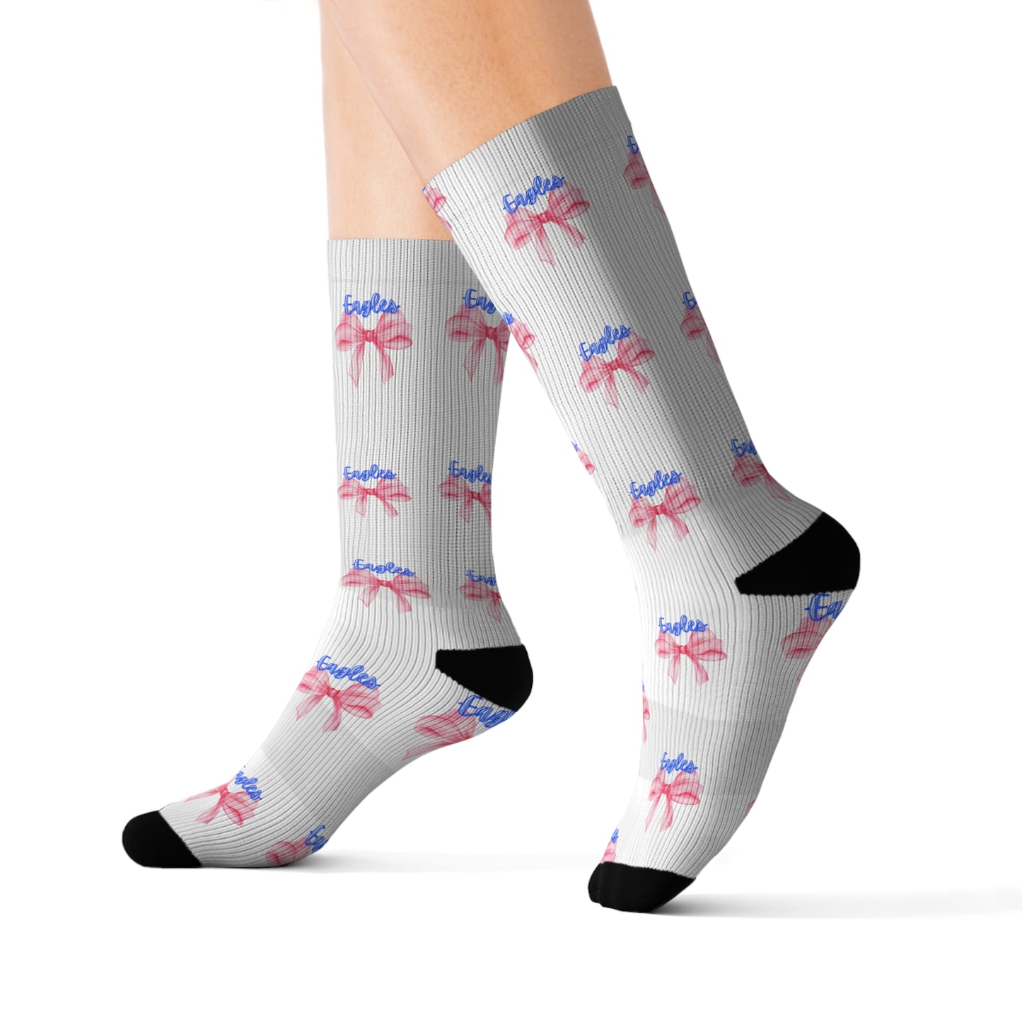 Pink Bow Socks