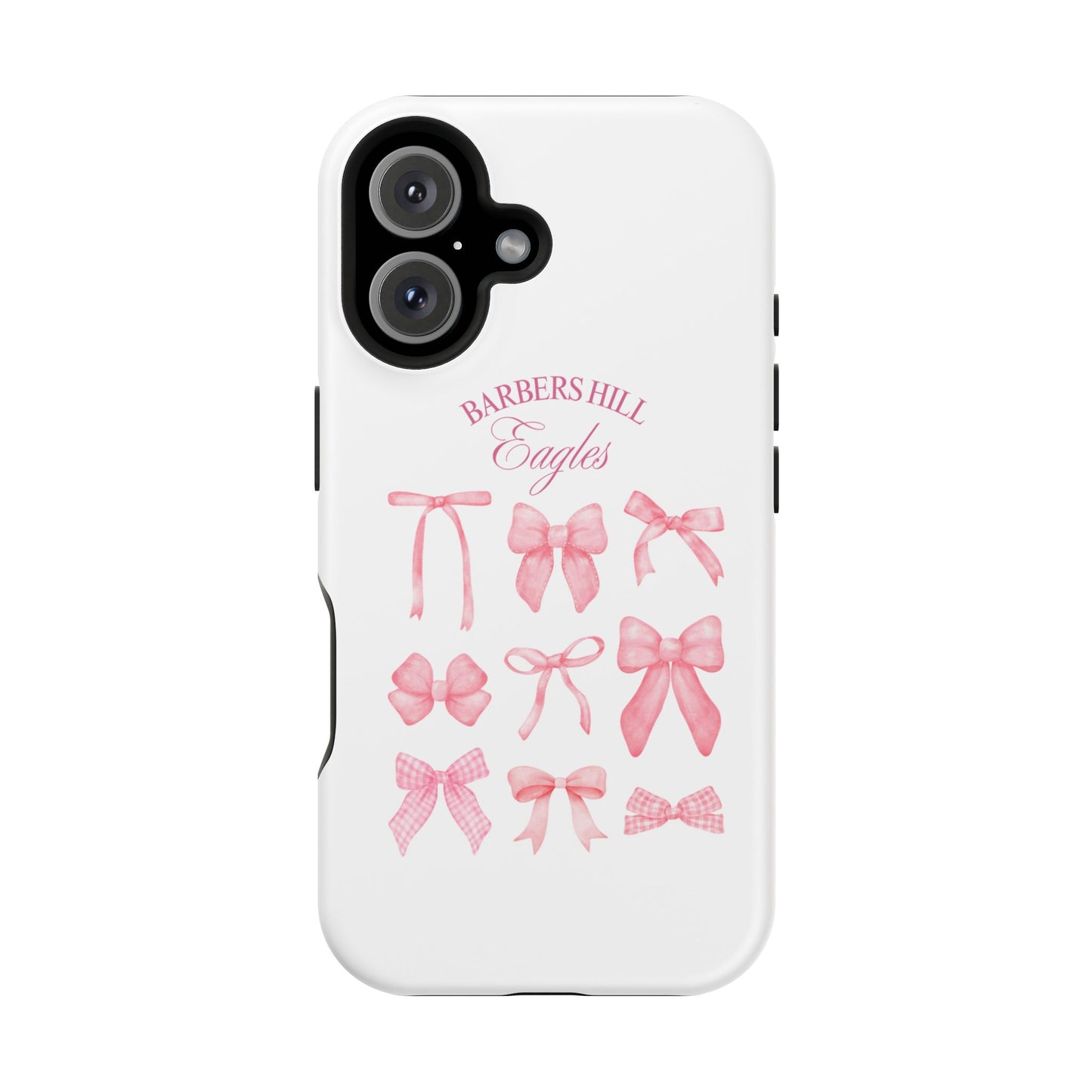 Pink Bow Impact-Resistant Case