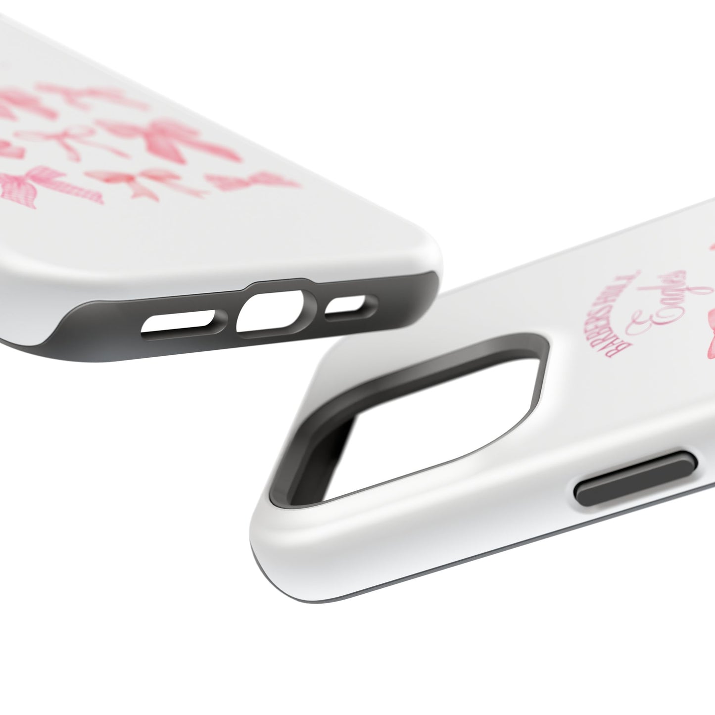 Pink Bow Impact-Resistant Case