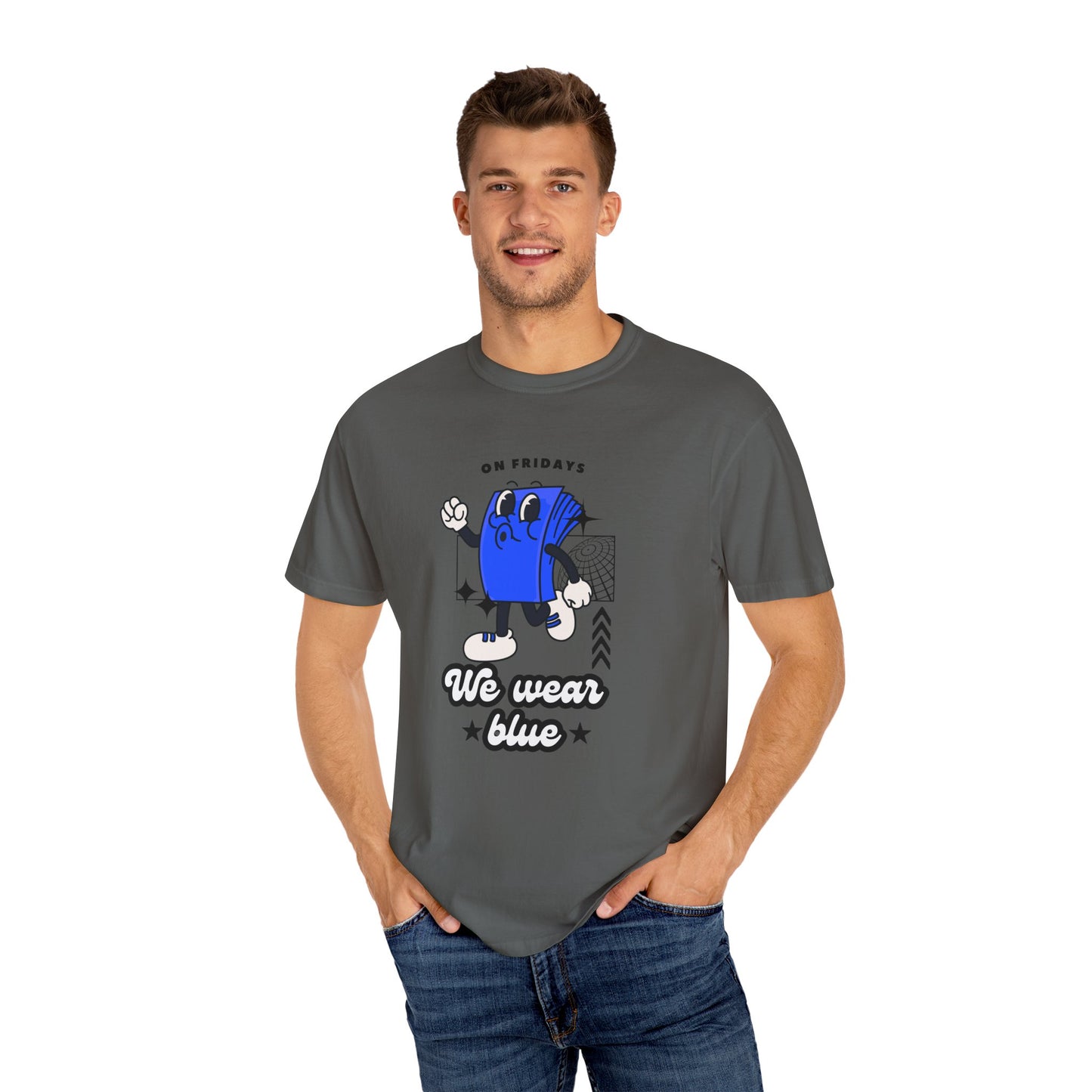We Wear Blue Retro Tee