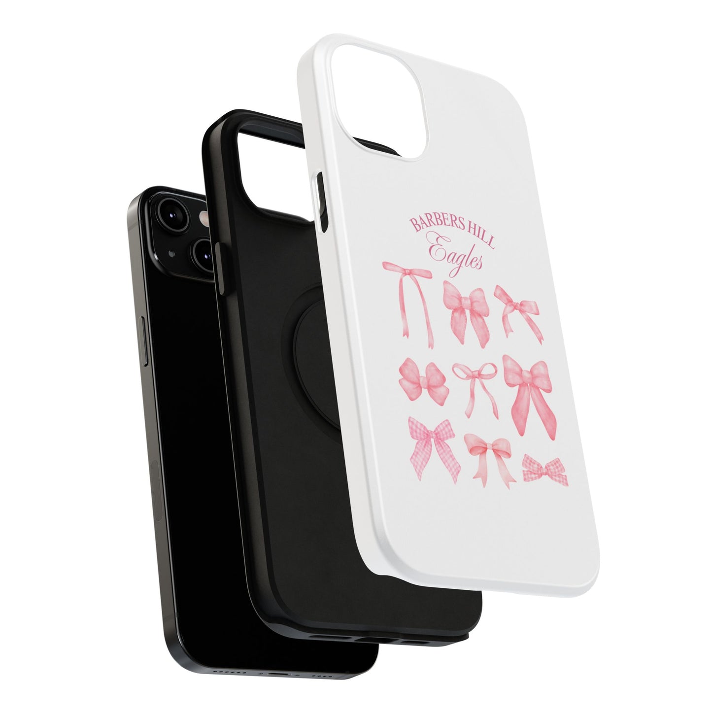 Pink Bow Impact-Resistant Case