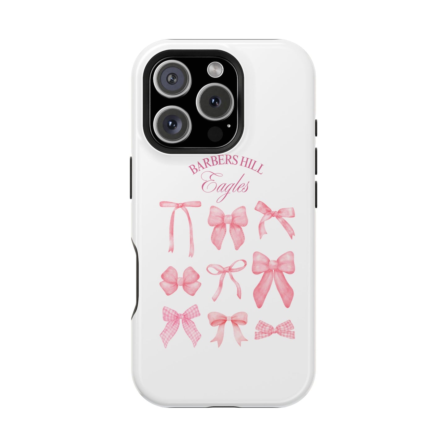 Pink Bow Impact-Resistant Case
