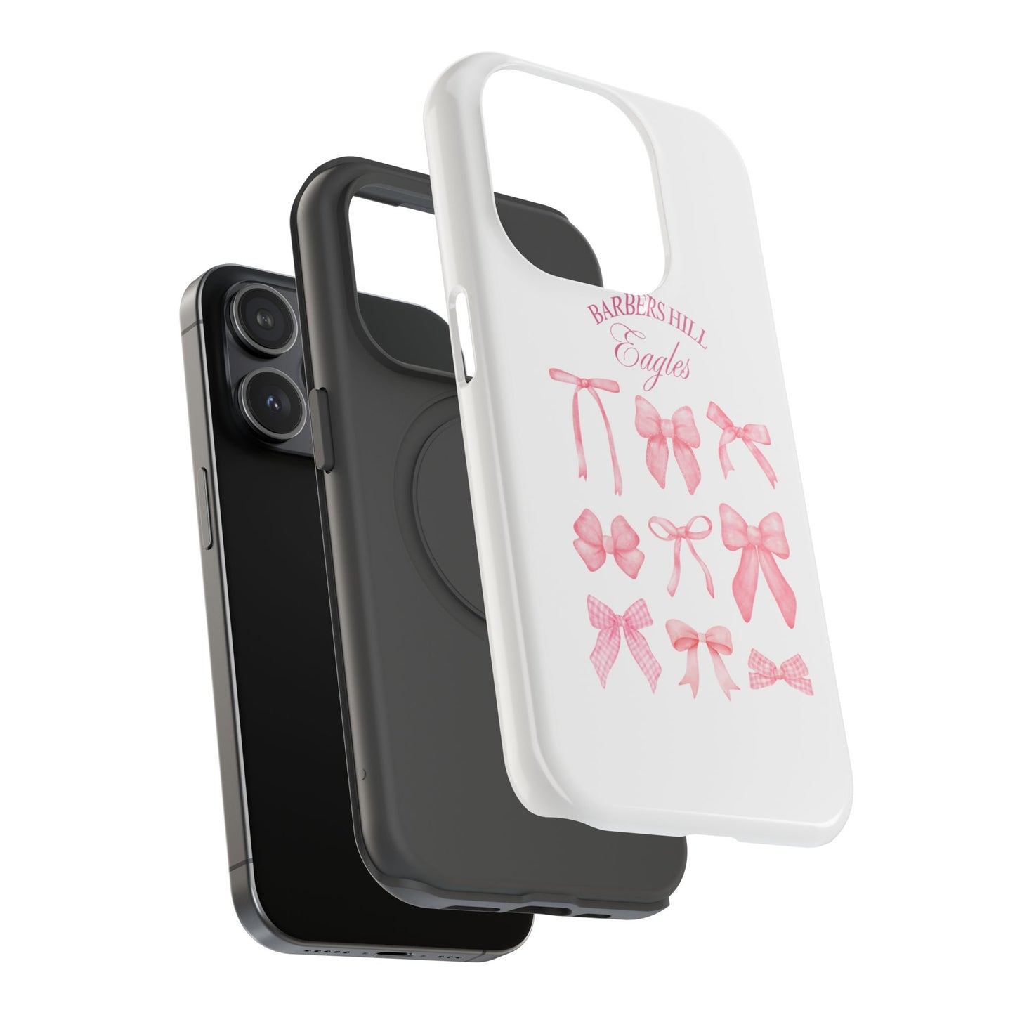 Pink Bow Impact-Resistant Case