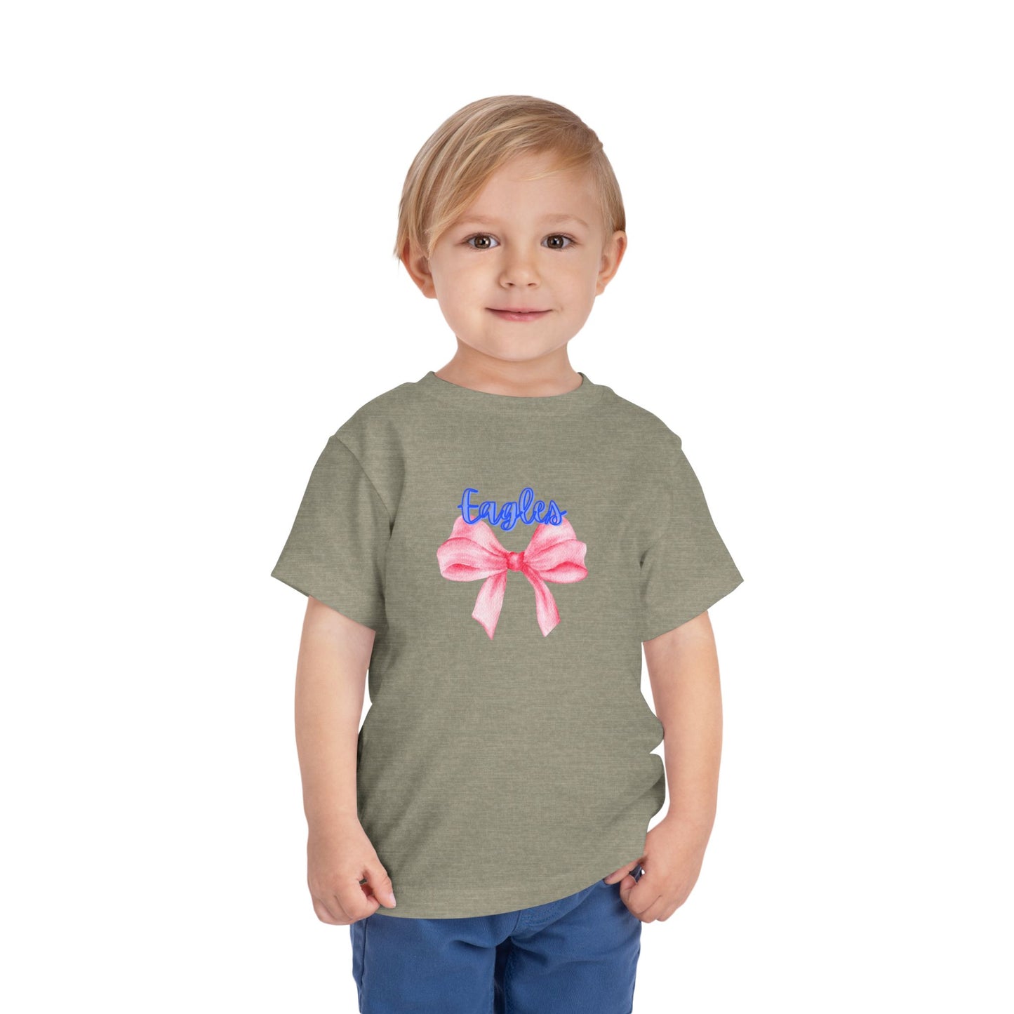 Pink Bow Toddler Tee