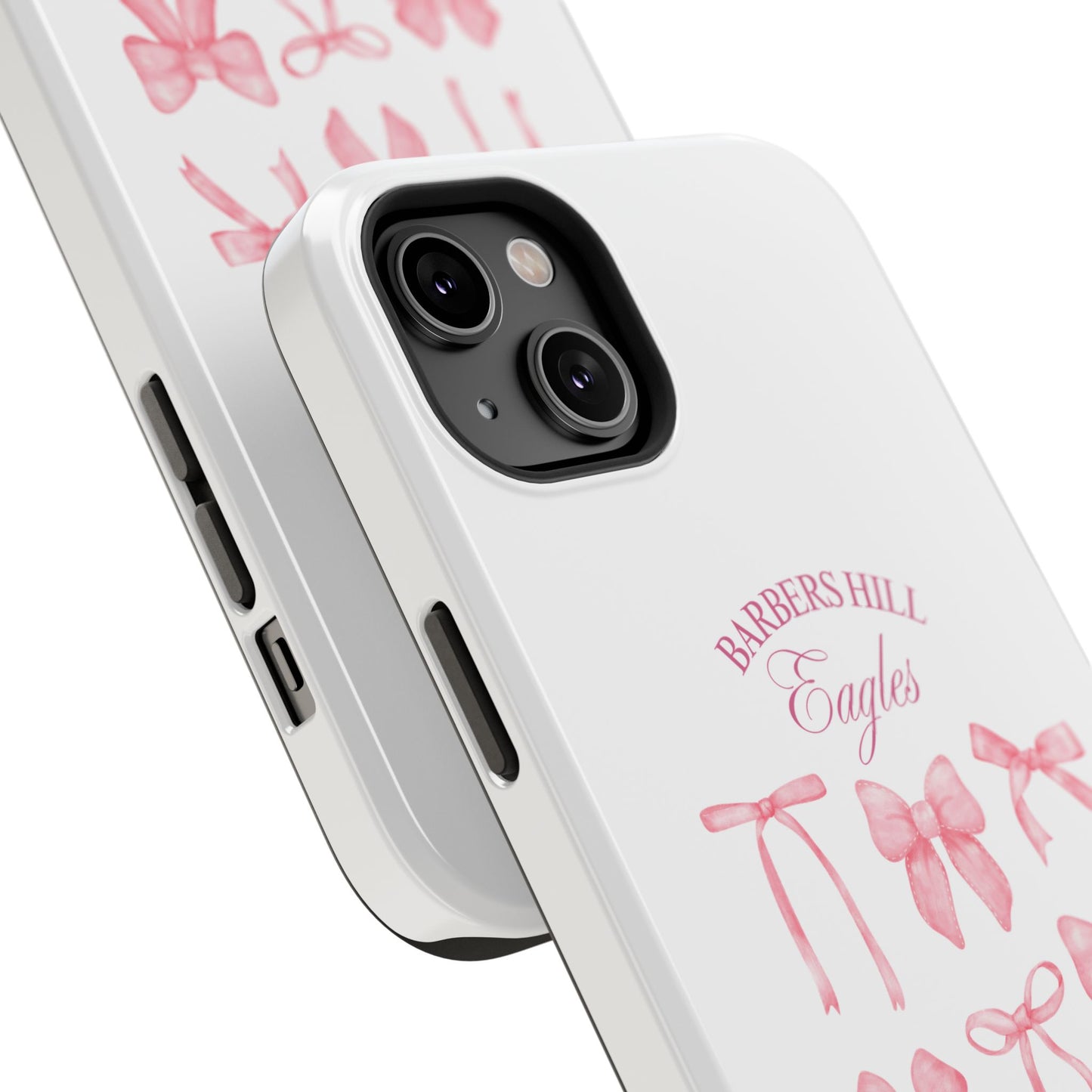 Pink Bow Impact-Resistant Case