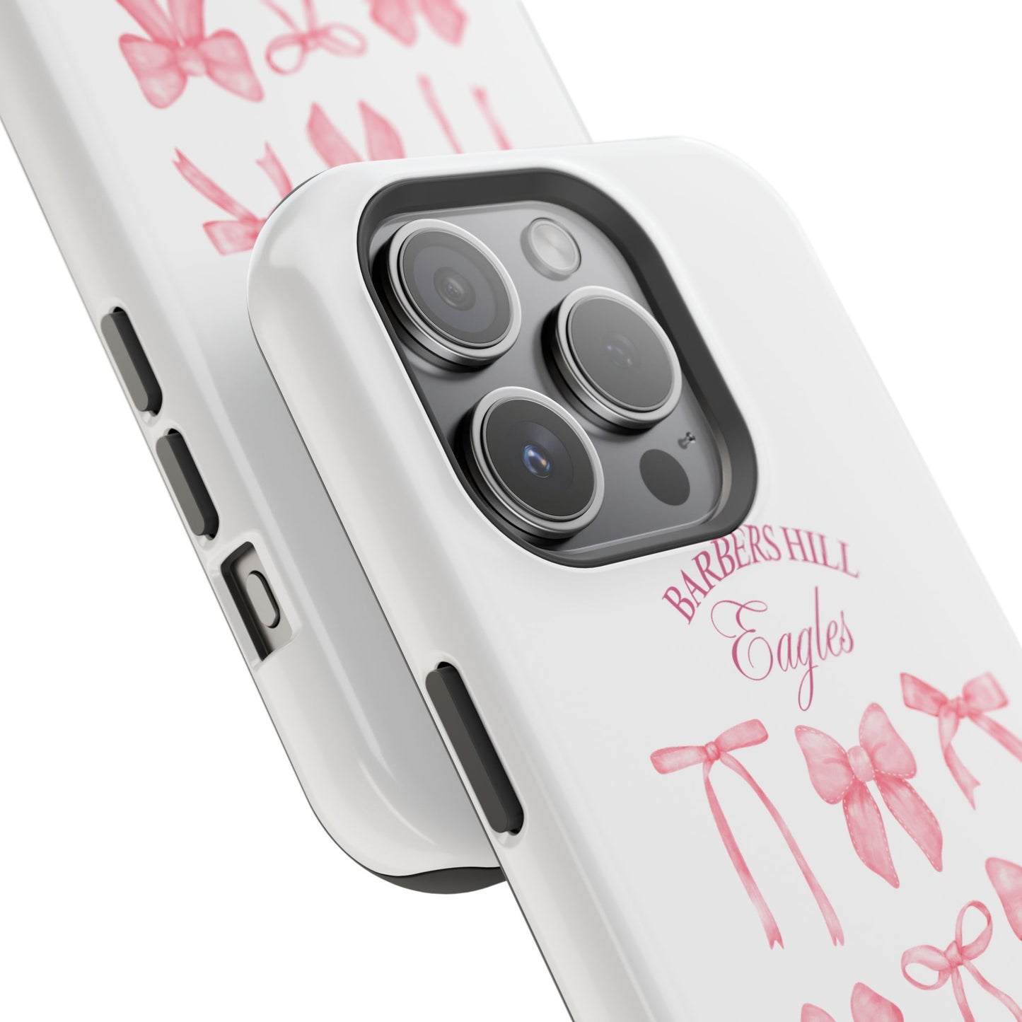Pink Bow Impact-Resistant Case