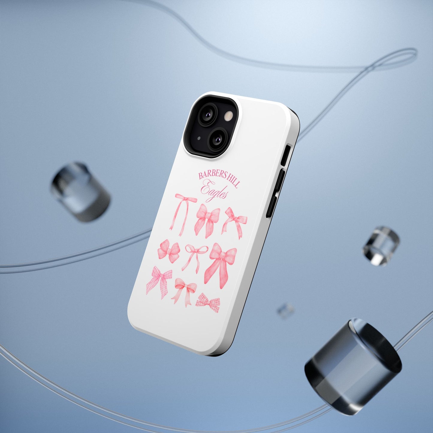 Pink Bow Impact-Resistant Case