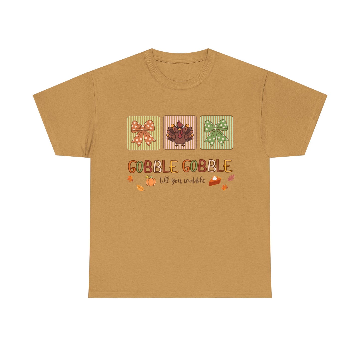Thanksgiving 'Gobble Gobble' Turkey Tee