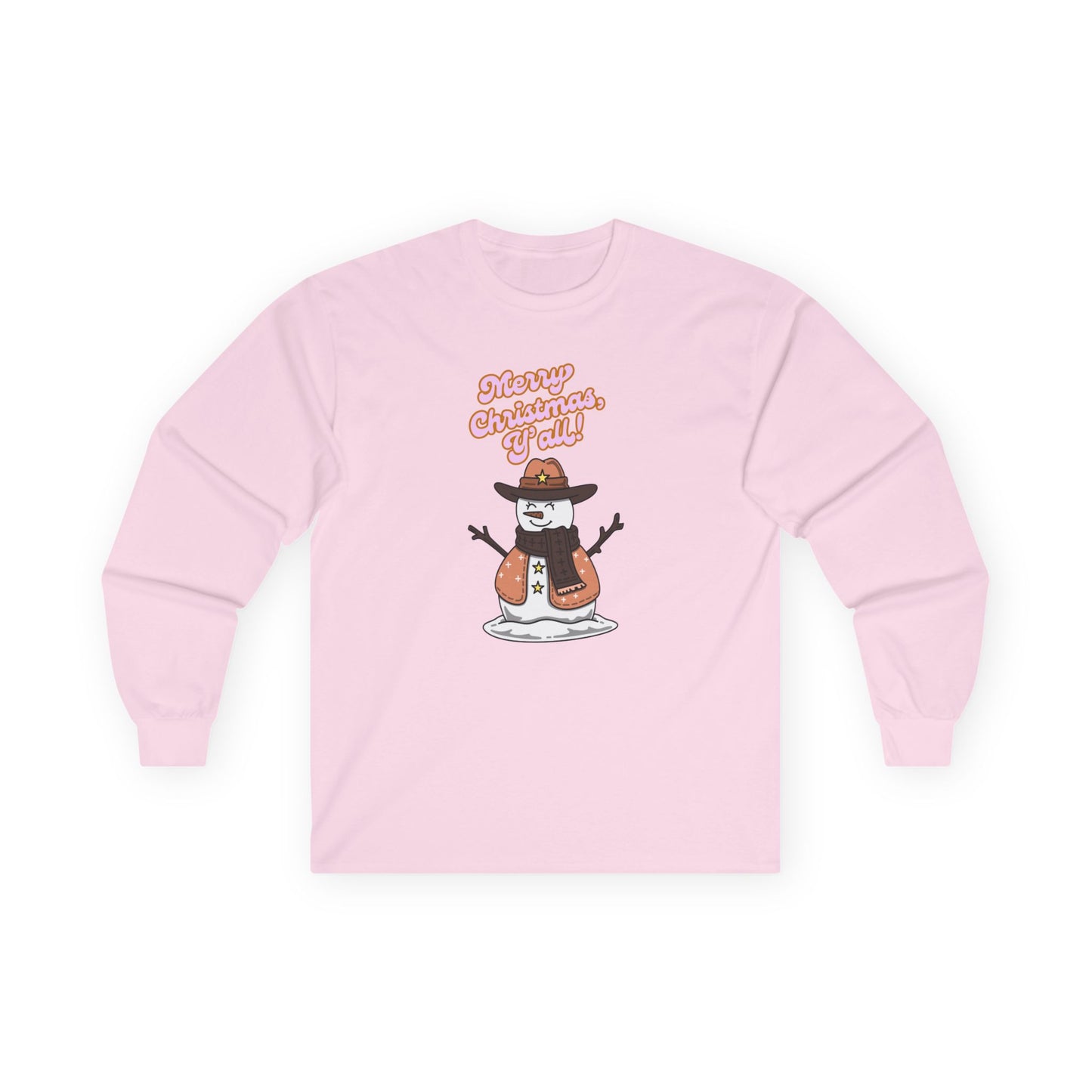 Cowboy Snowman Long Sleeve