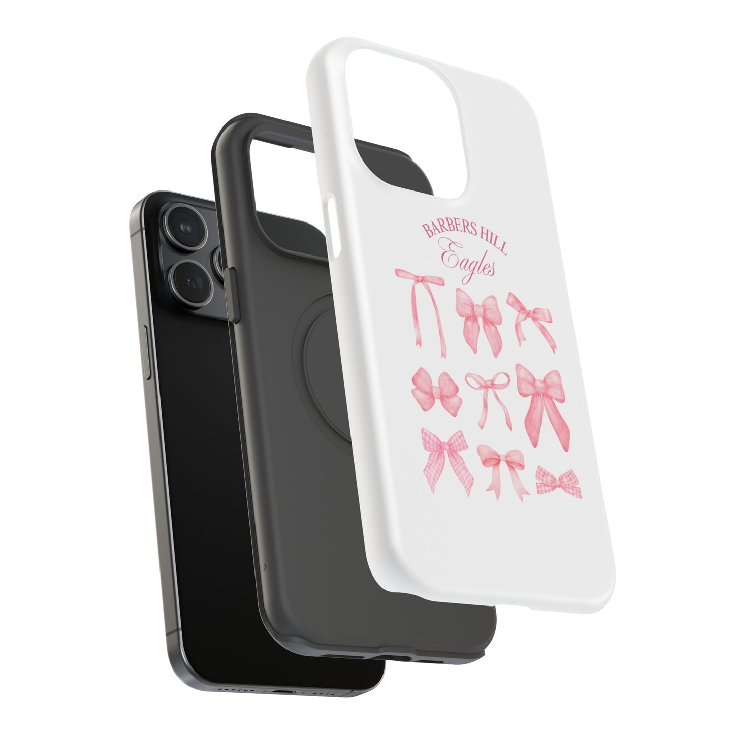 Pink Bow Impact-Resistant Case
