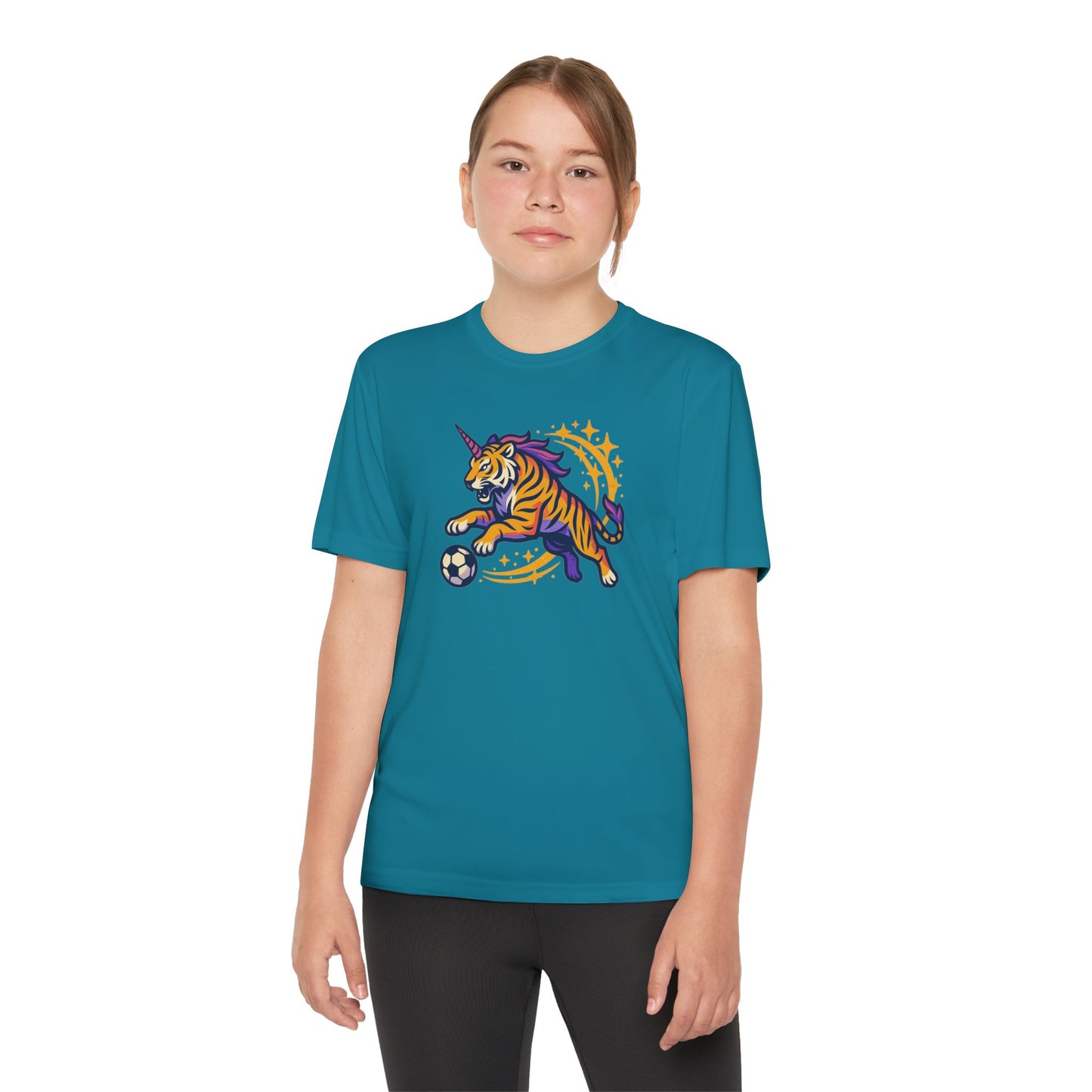 Unicorn Tigers Youth Performance Tee