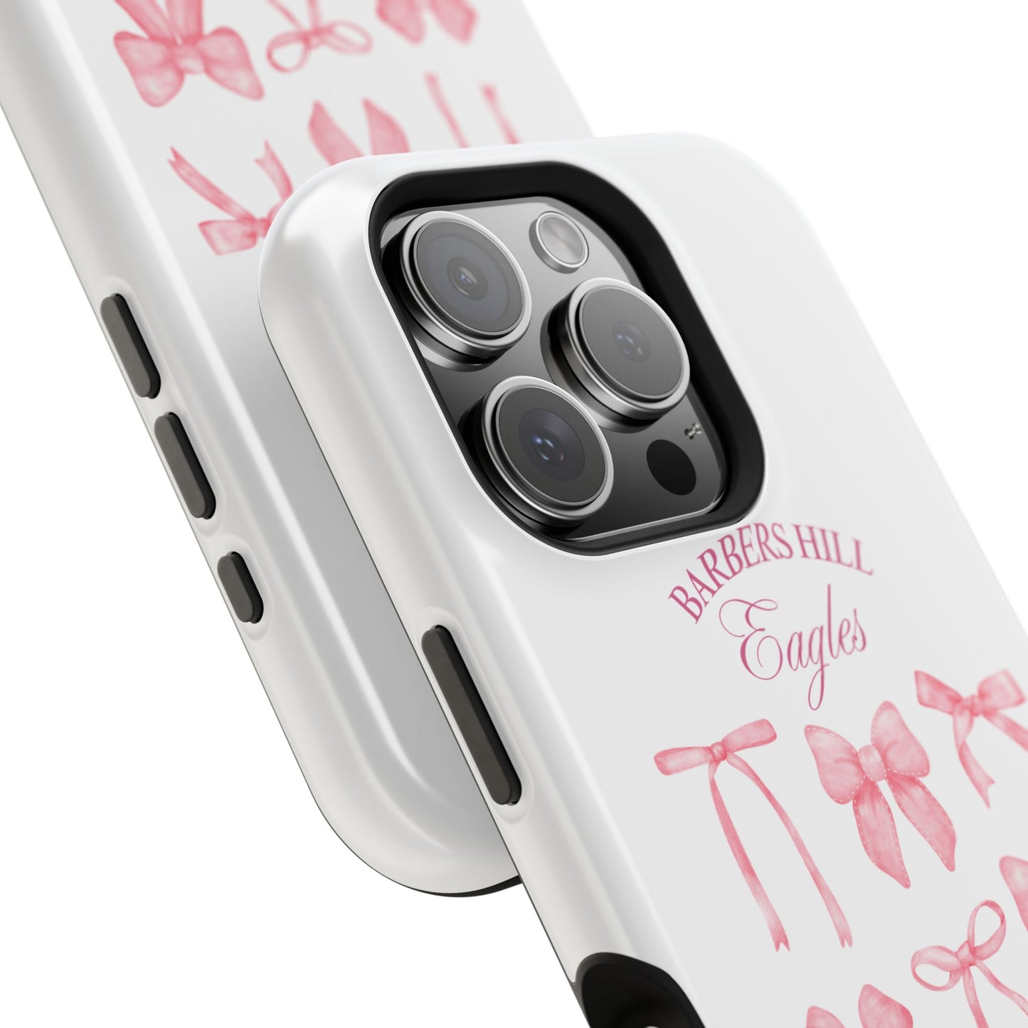 Pink Bow Impact-Resistant Case