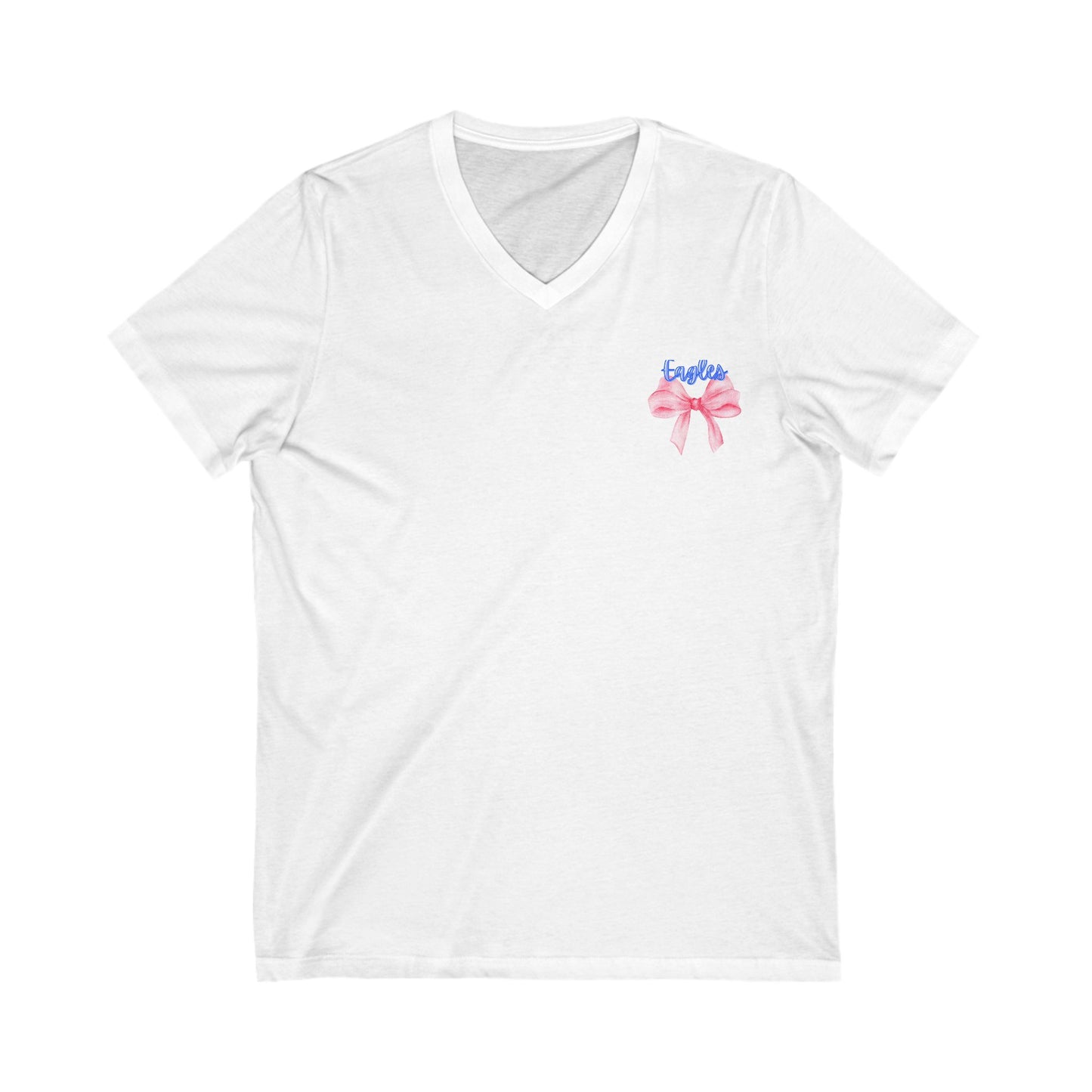 Ladies' Gingham V-Neck Tee