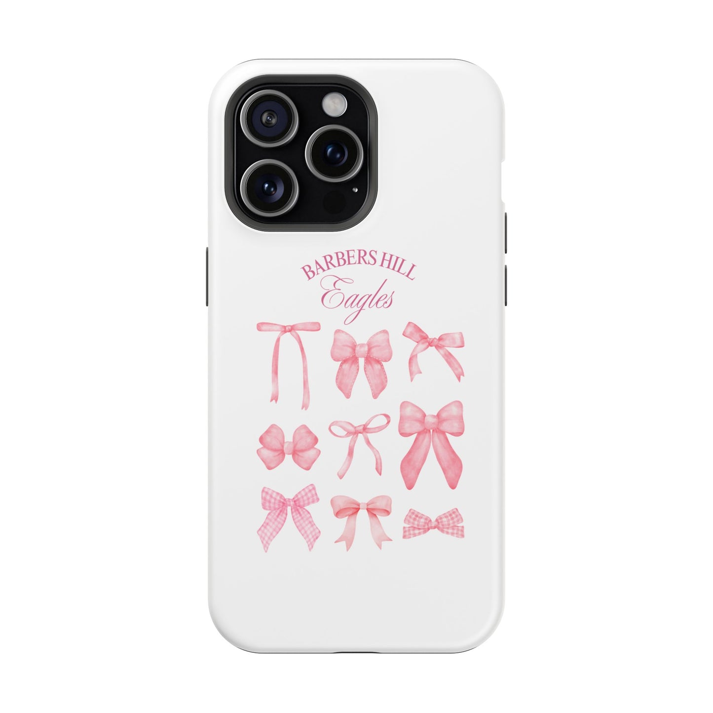 Pink Bow Impact-Resistant Case