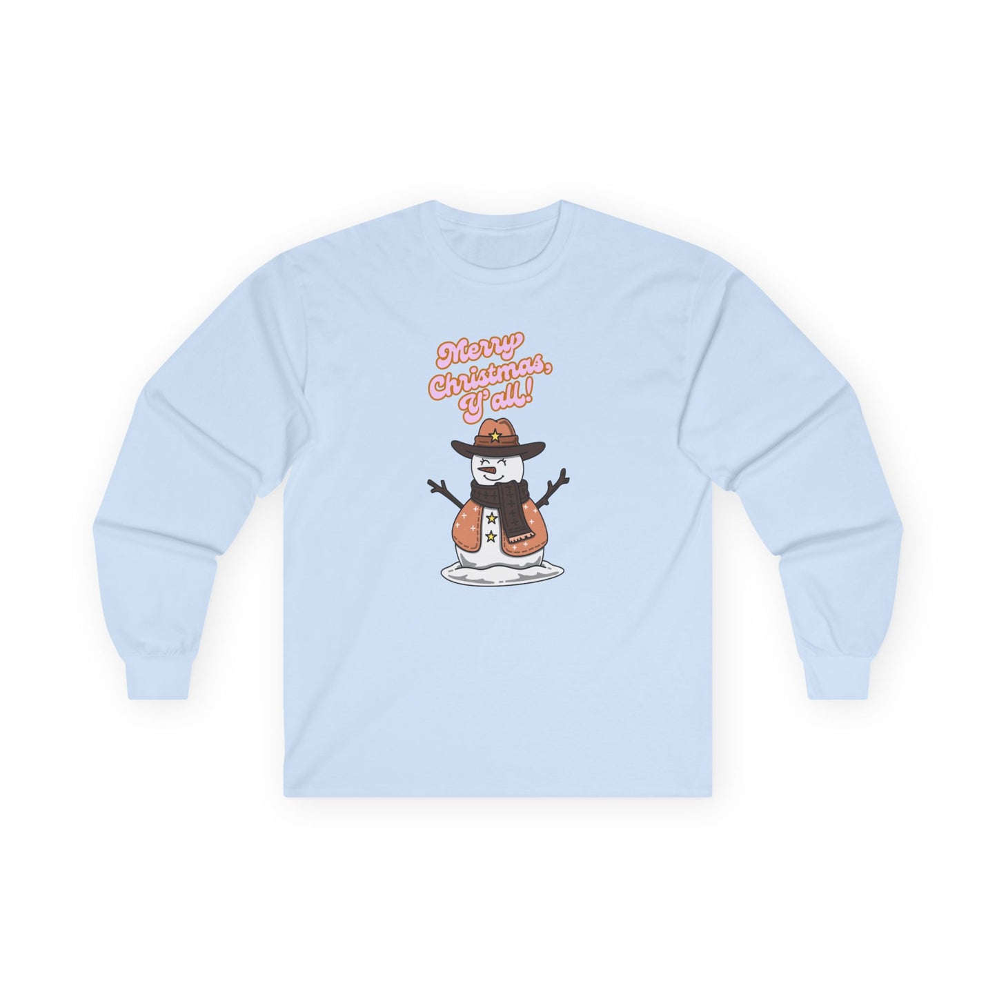 Cowboy Snowman Long Sleeve