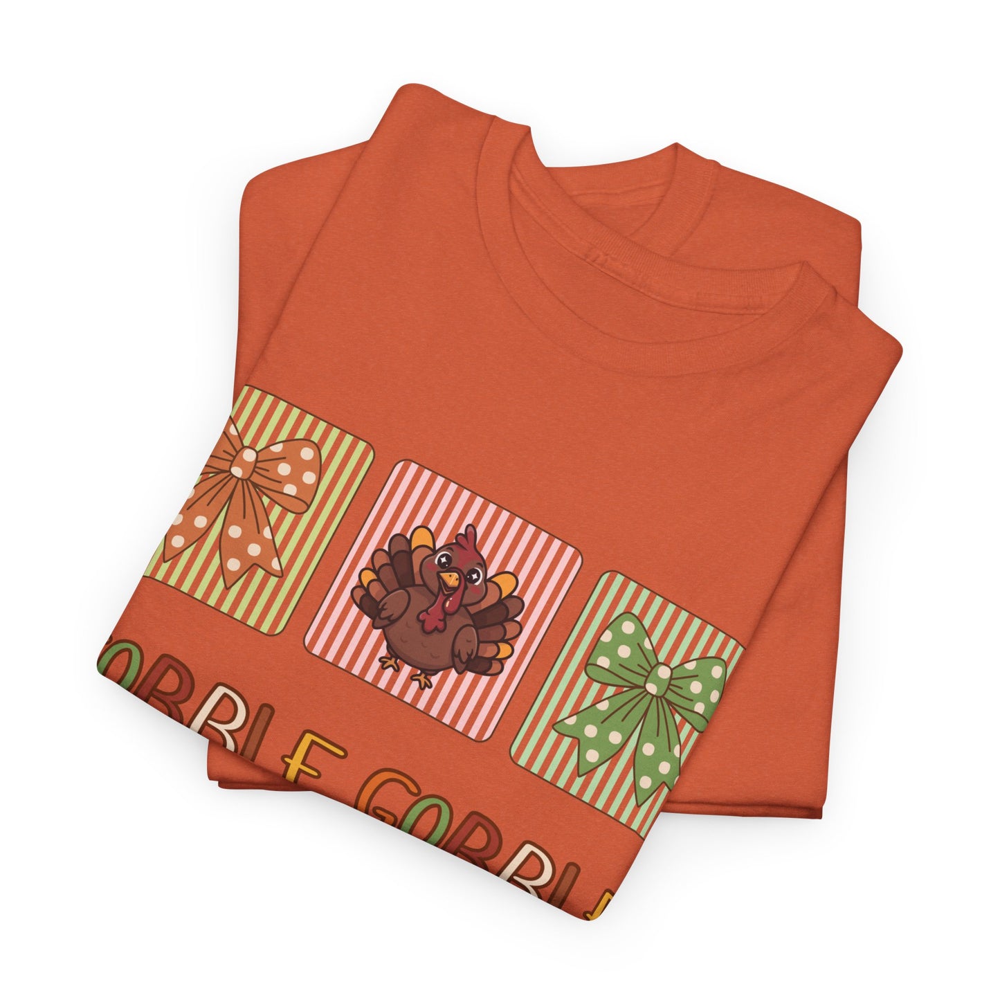 Thanksgiving 'Gobble Gobble' Turkey Tee