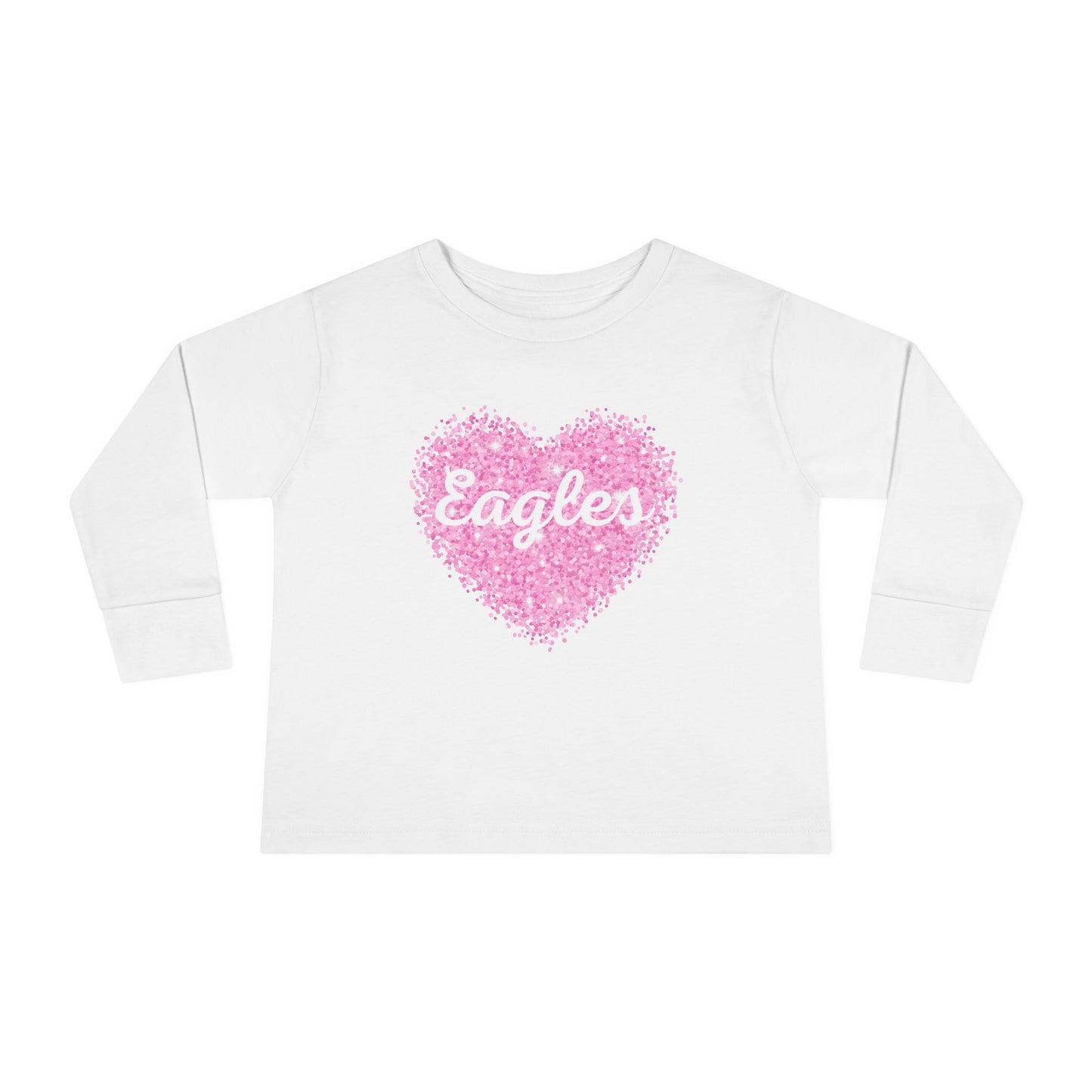 Glitter Heart Toddler Long Sleeve