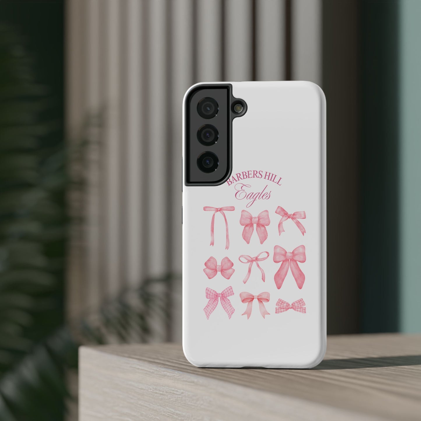 Pink Bow Impact-Resistant Case