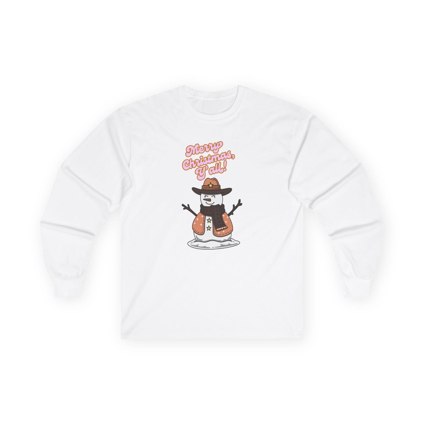 Cowboy Snowman Long Sleeve