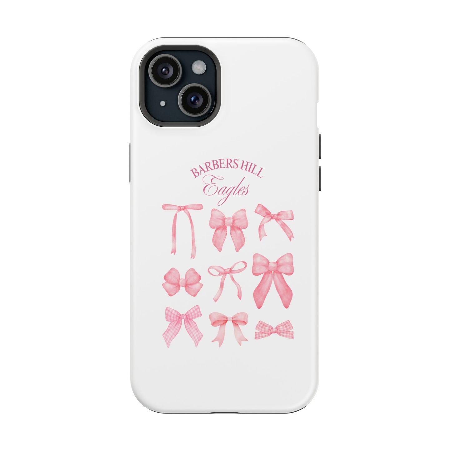 Pink Bow Impact-Resistant Case