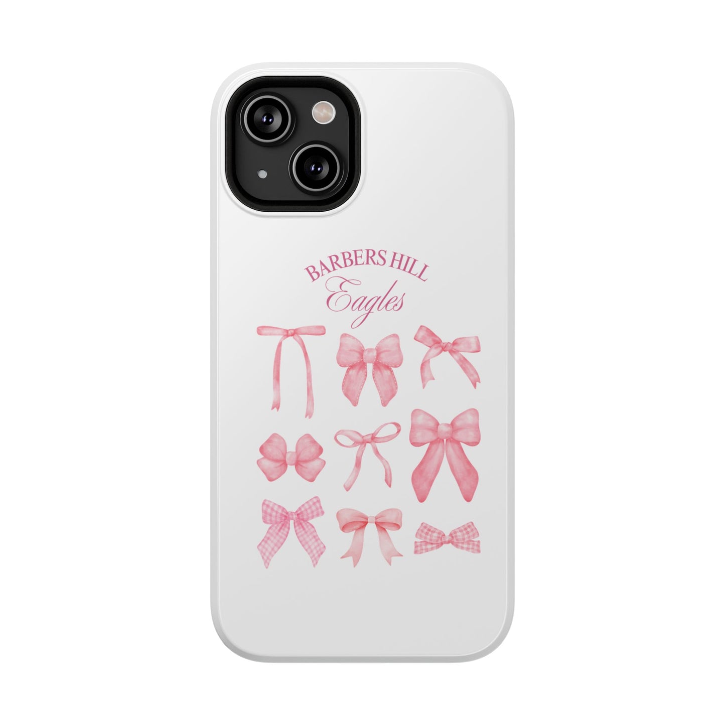 Pink Bow Impact-Resistant Case