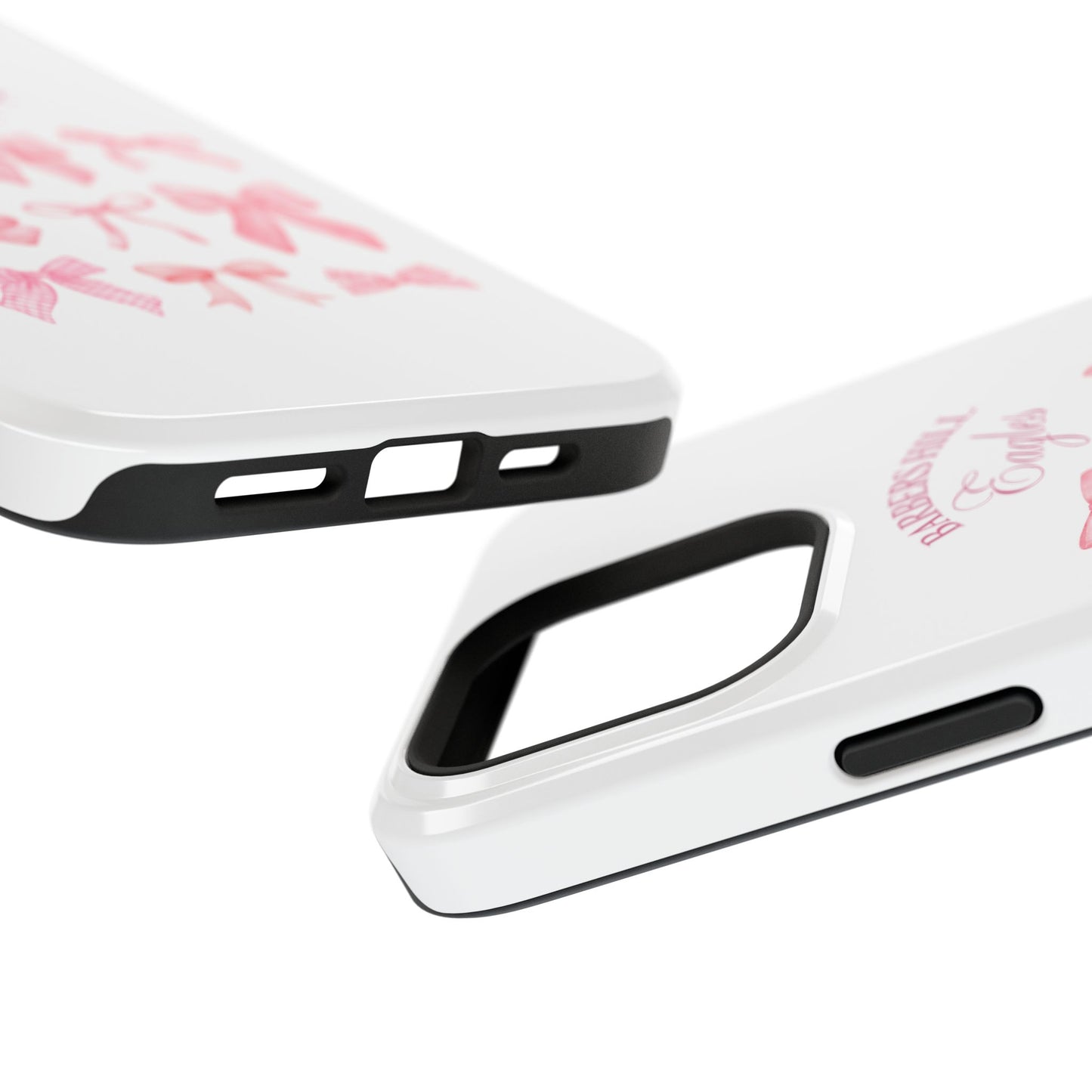 Pink Bow Impact-Resistant Case