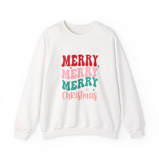 Merry Merry Merry Christmas Sweatshirt