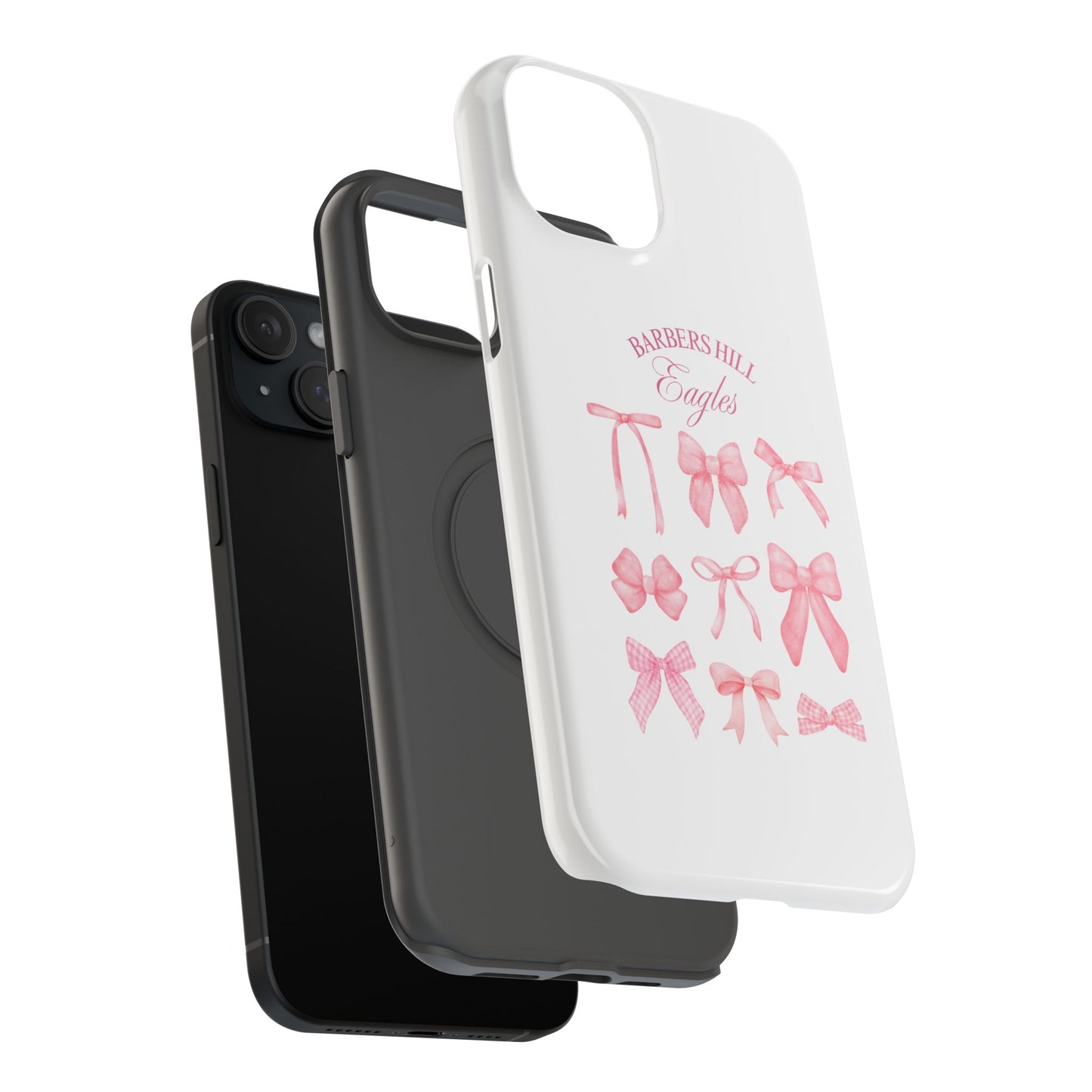 Pink Bow Impact-Resistant Case