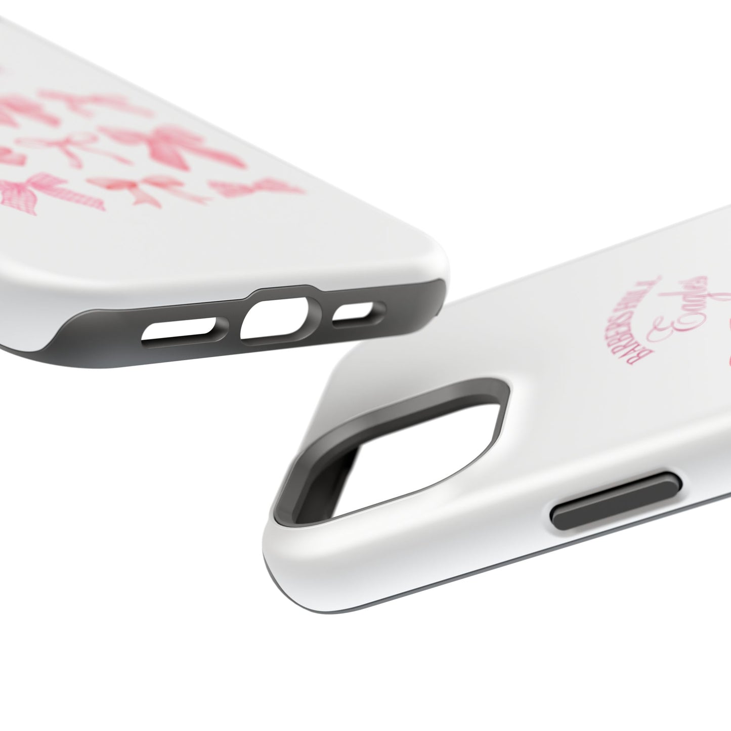Pink Bow Impact-Resistant Case