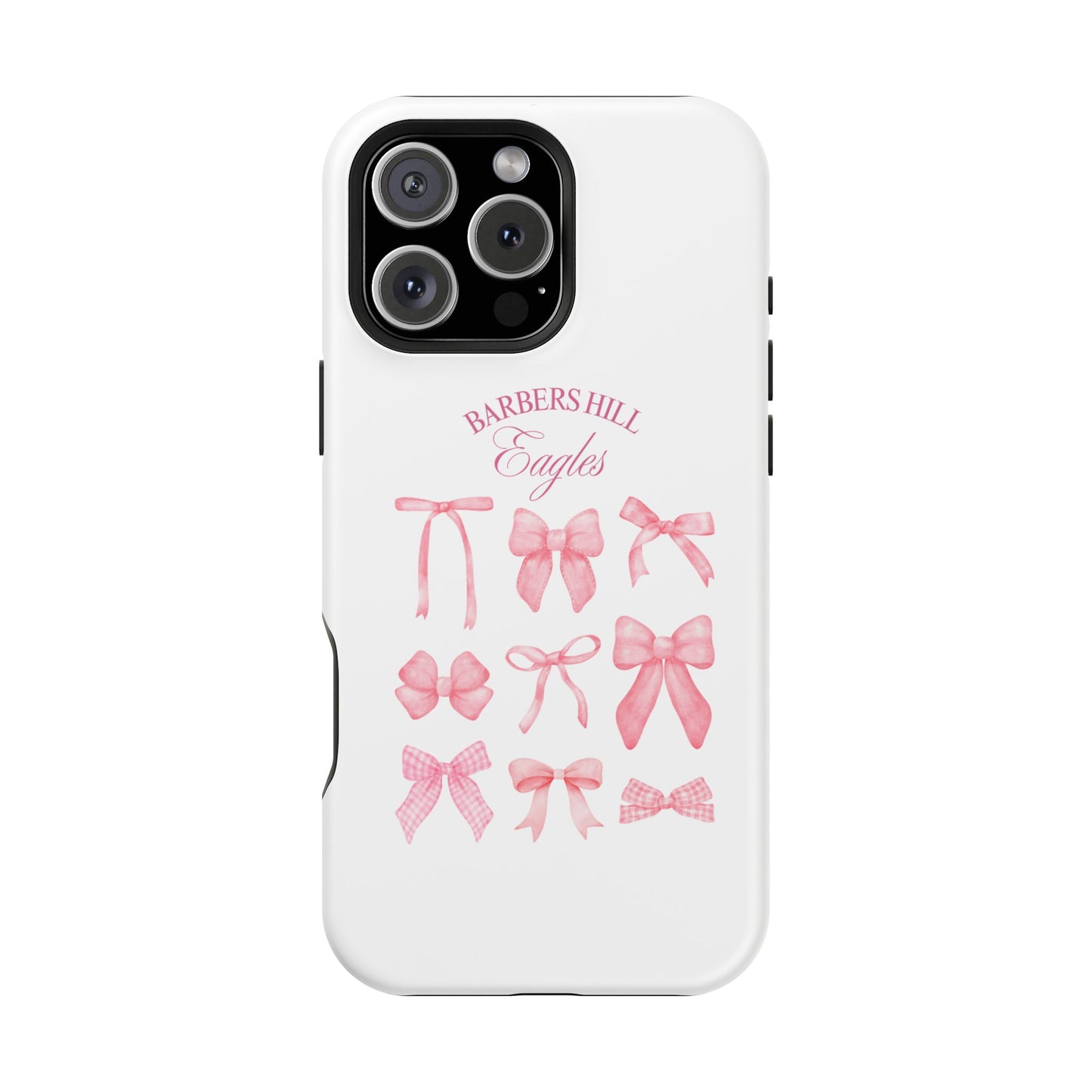 Pink Bow Impact-Resistant Case