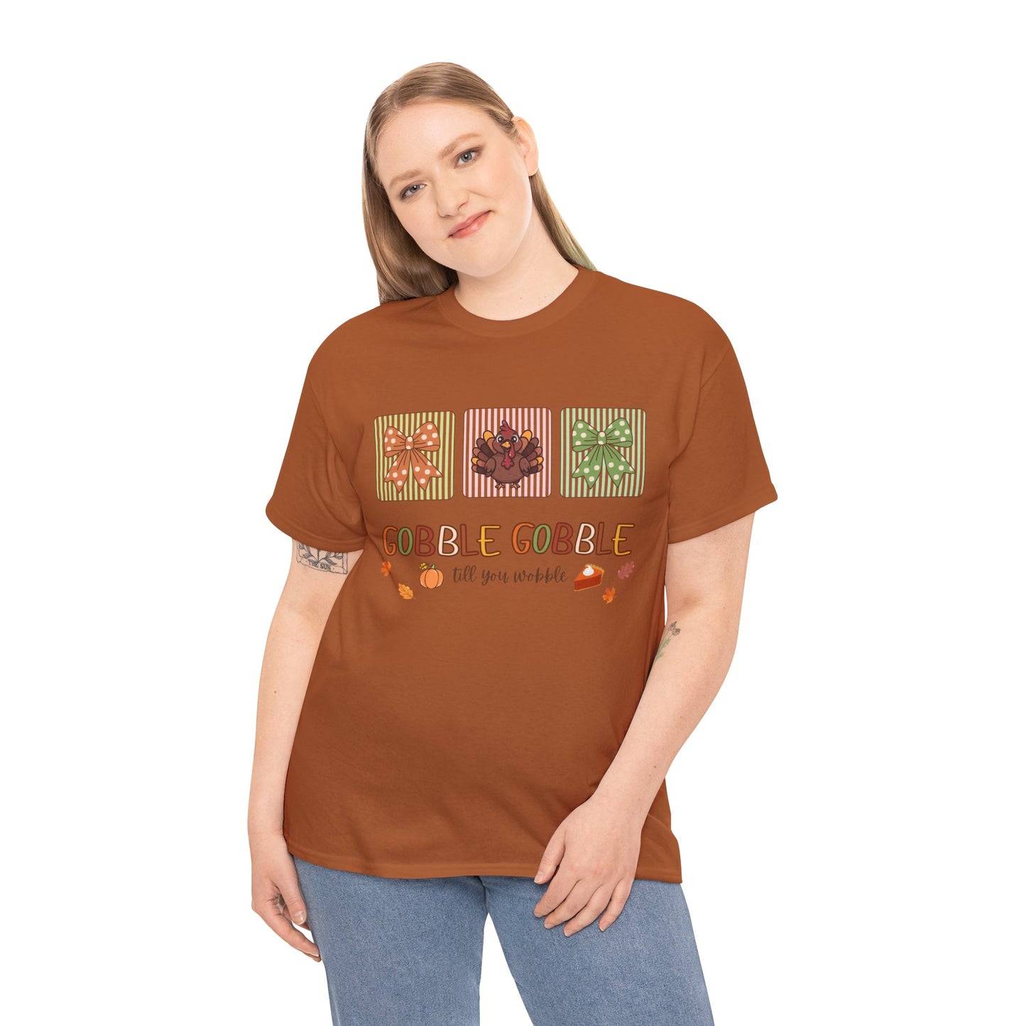 Thanksgiving 'Gobble Gobble' Turkey Tee